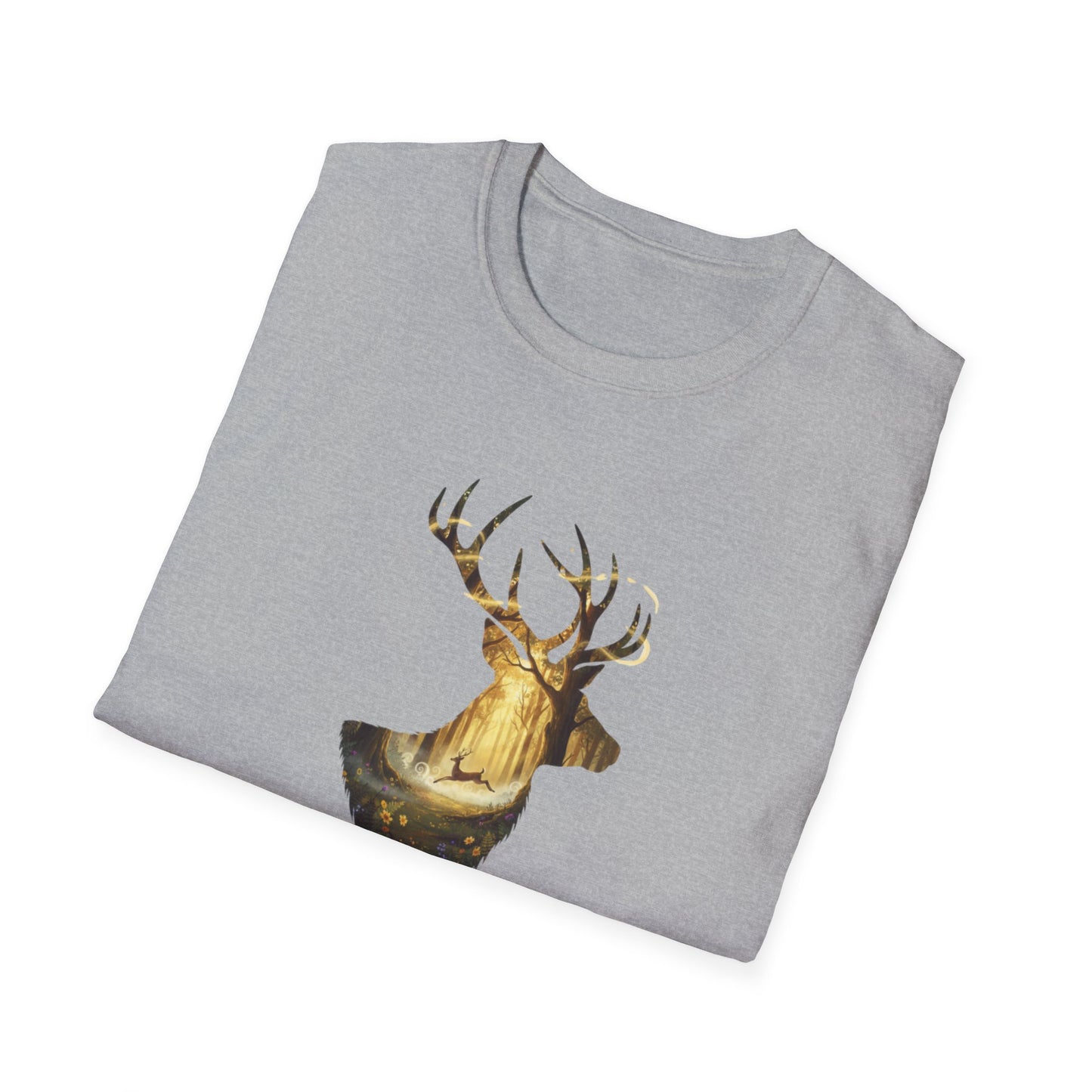 Majestic Stag Forest Unisex T-Shirt