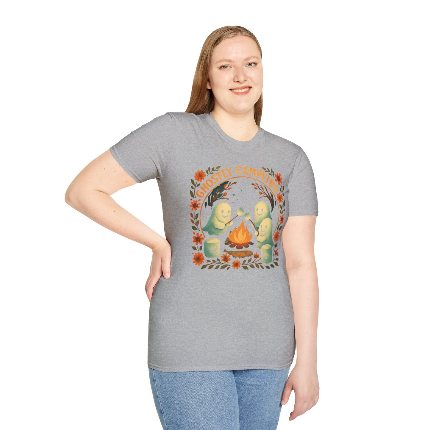 Ghostly Campfire Unisex T-shirt