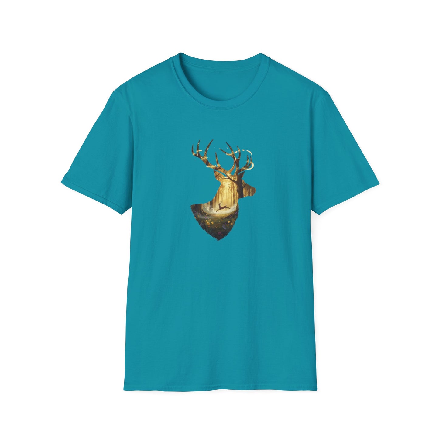 Majestic Stag Forest Unisex T-Shirt