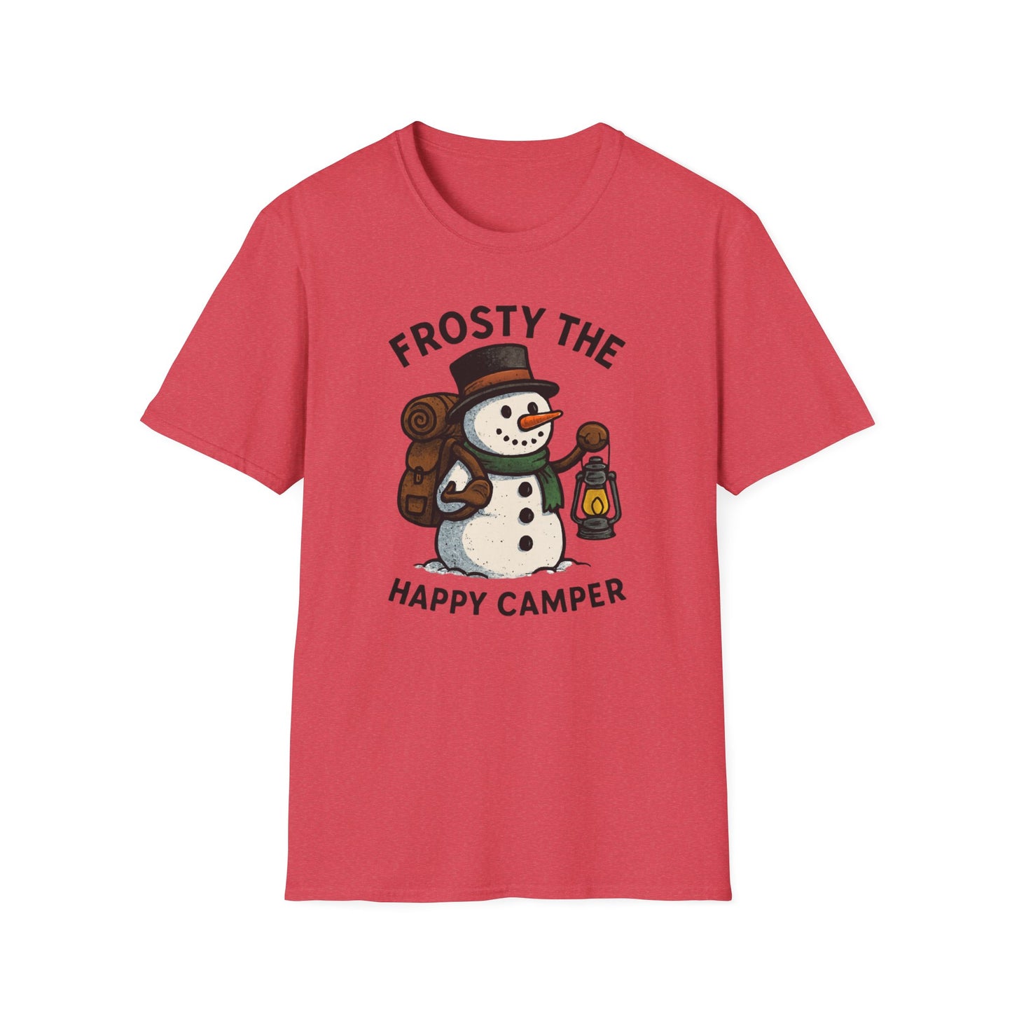 Camper Snowman Unisex T-shirt