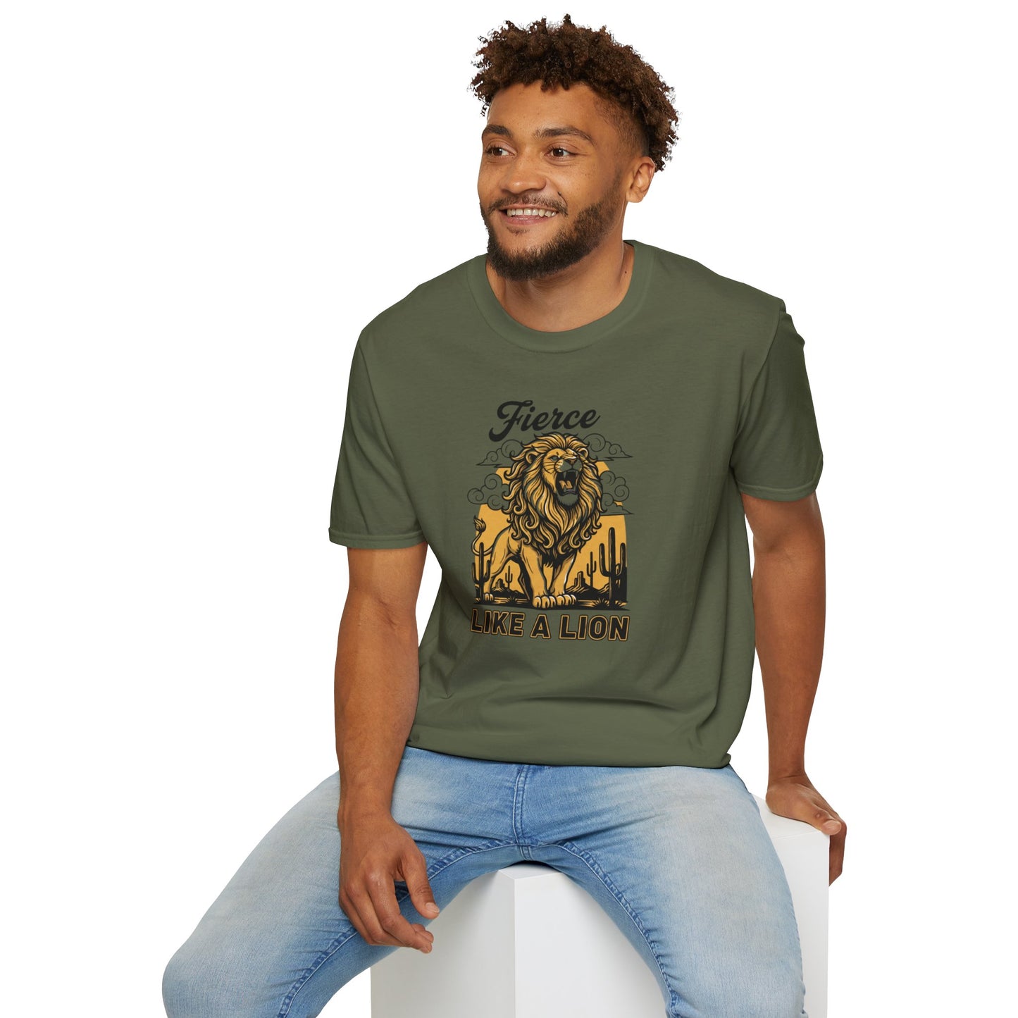 Vintage Lion Unisex T-Shirt