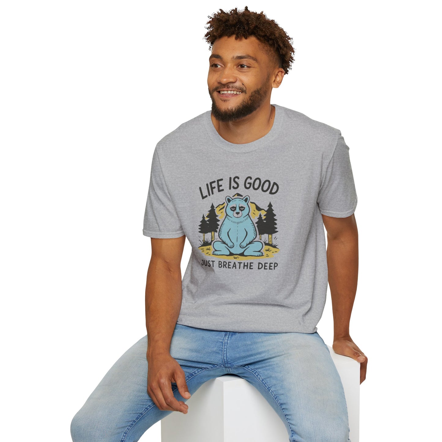 Bear Meditation, Unisex T-Shirt