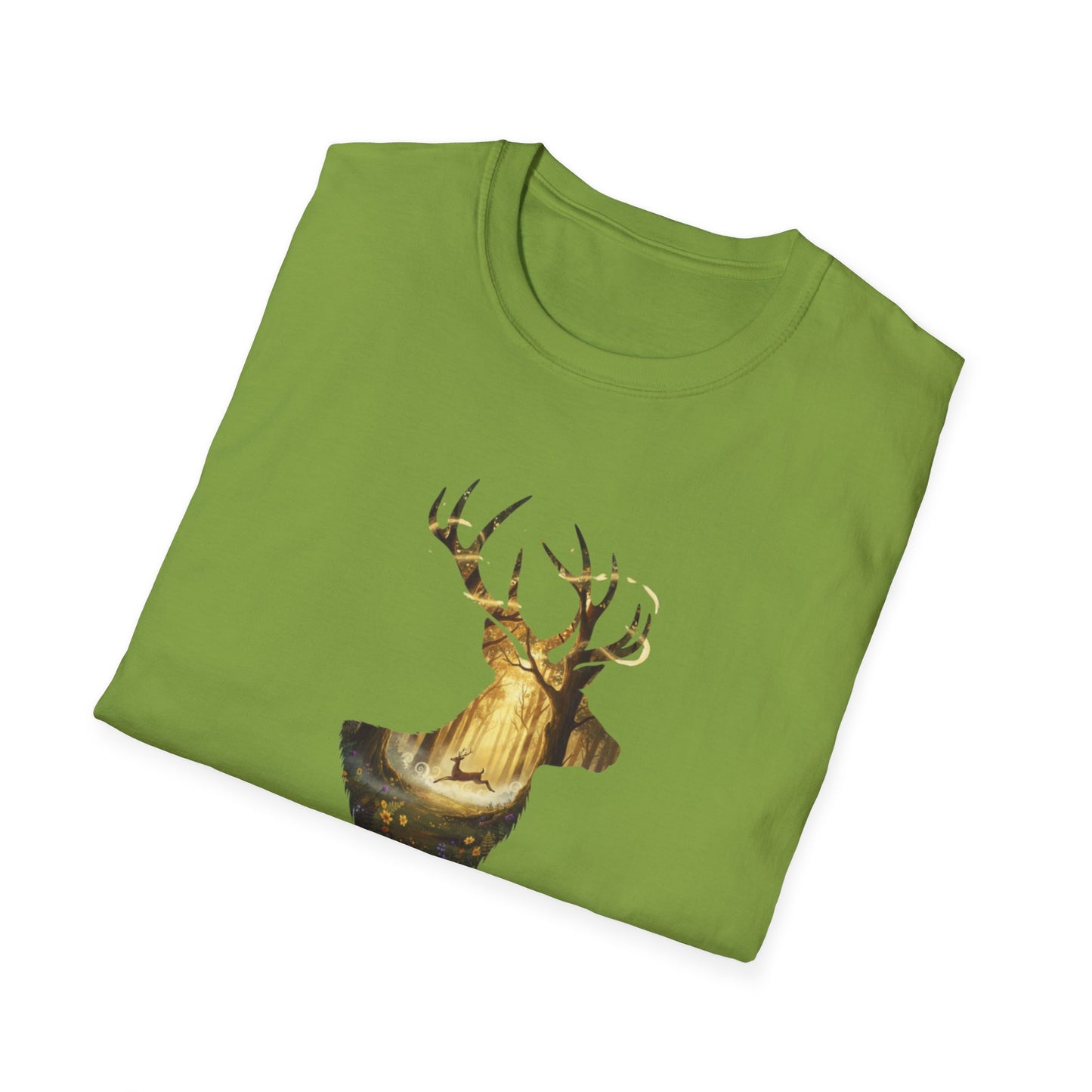 Majestic Stag Forest Unisex T-Shirt