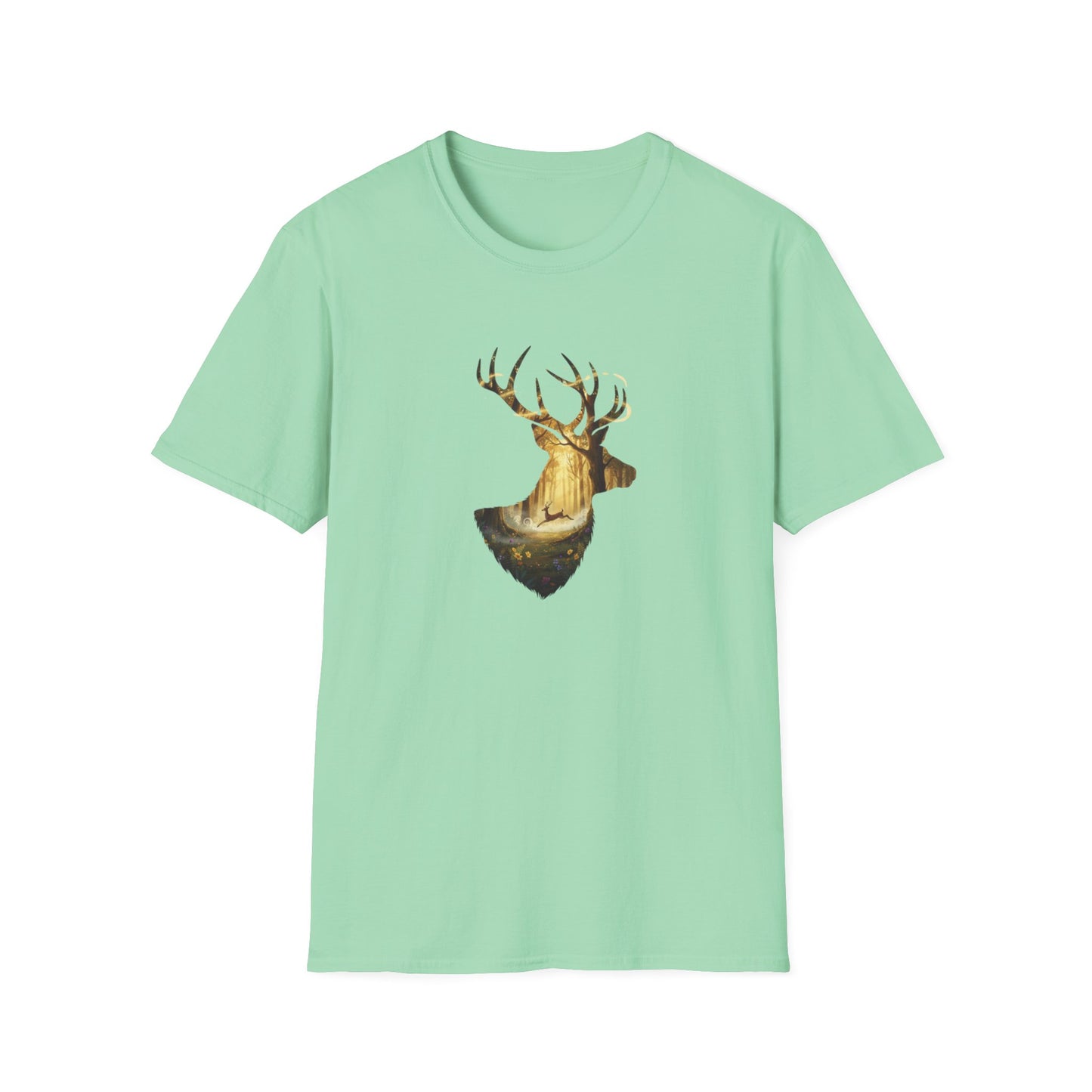 Majestic Stag Forest Unisex T-Shirt