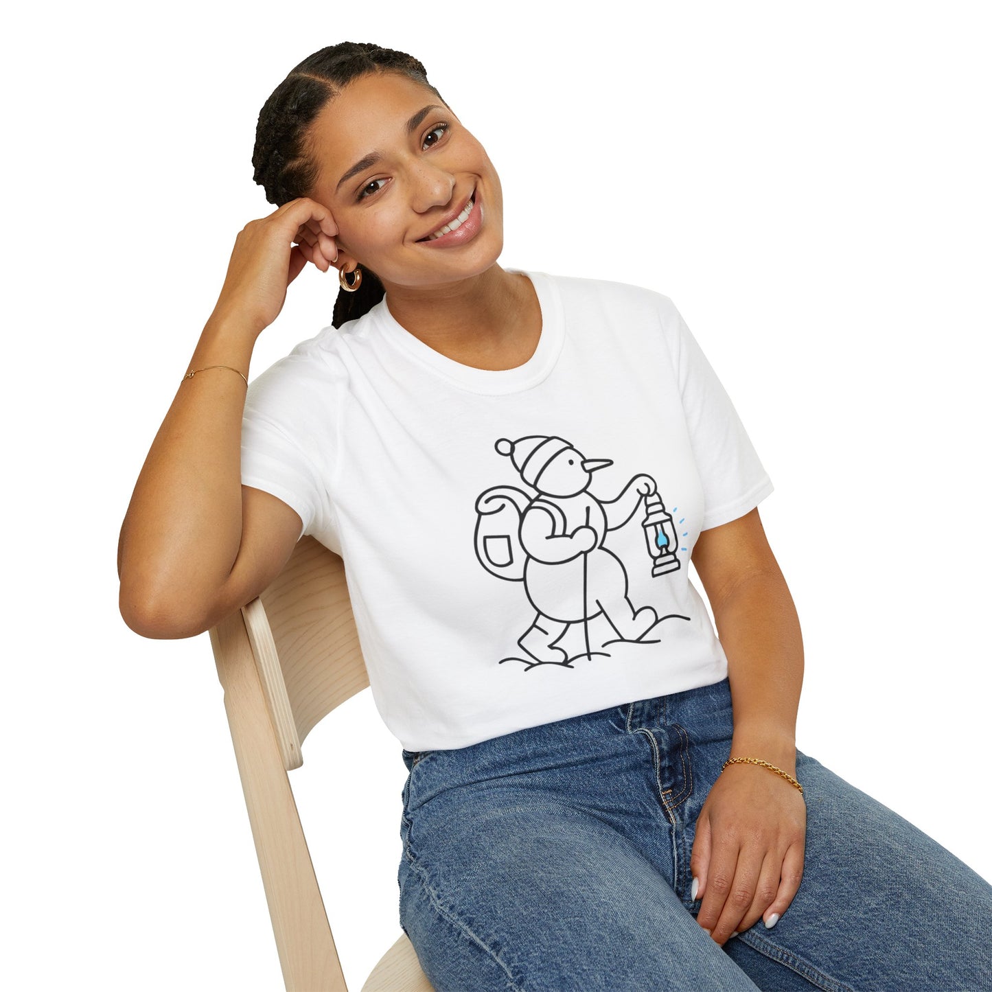 Camper Snowman Unisex T-shirt
