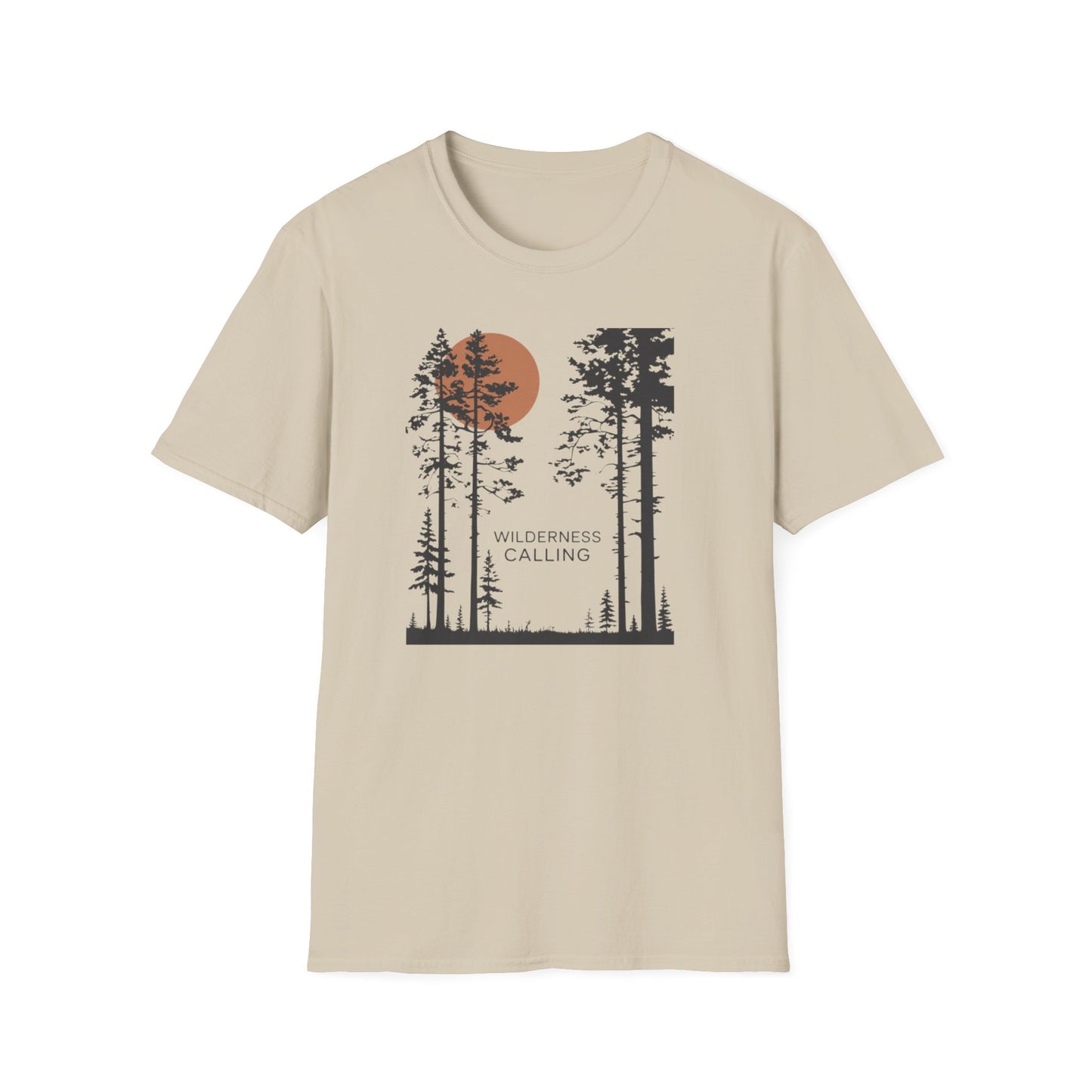 Pine Tree Moon Unisex T-Shirt