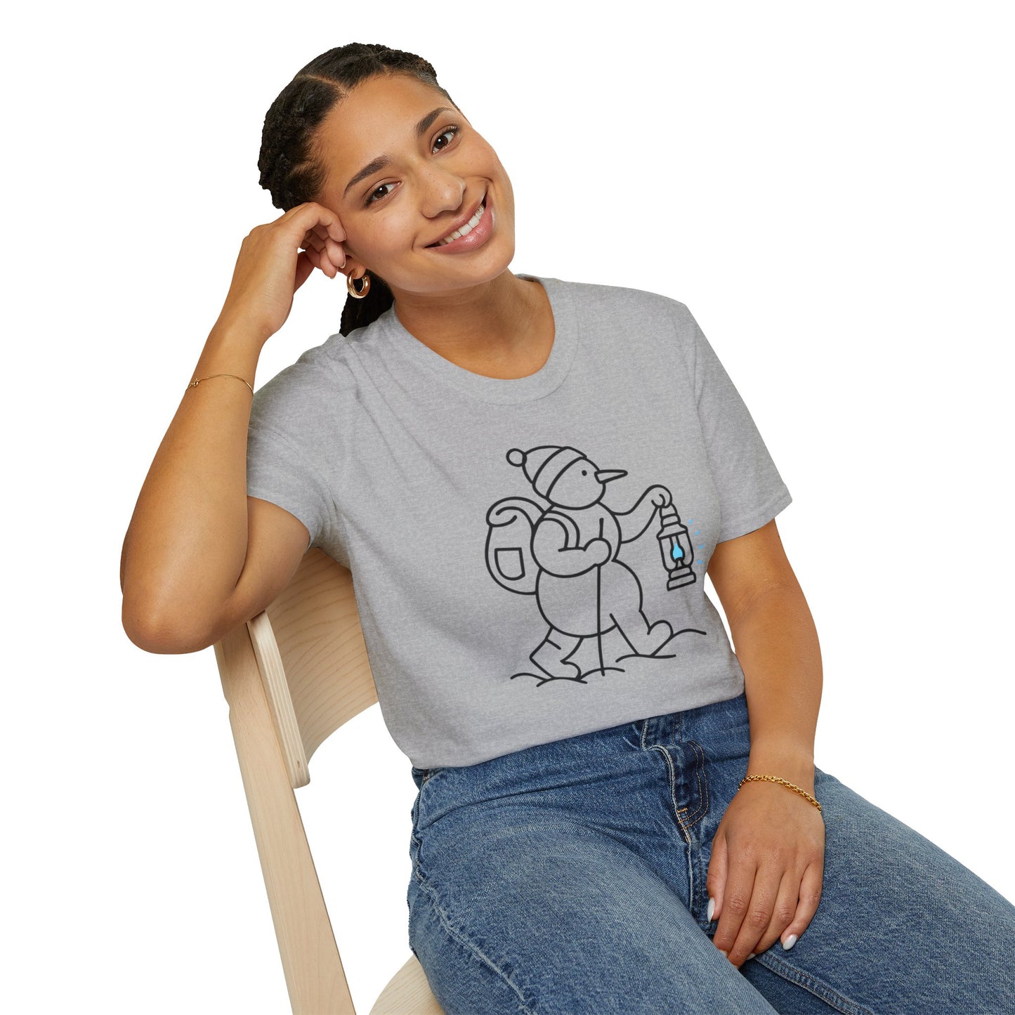 Camper Snowman Unisex T-shirt