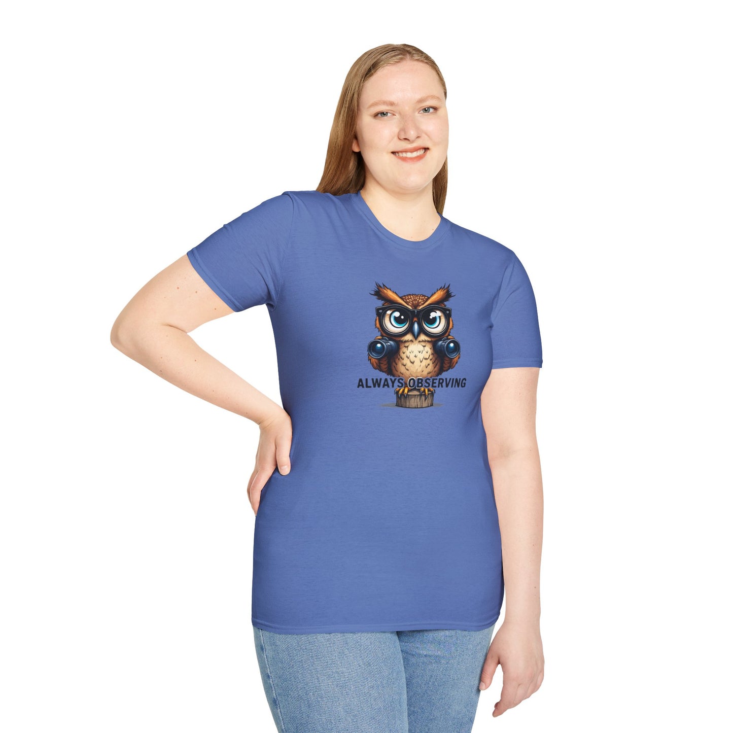 Observing Owl Unisex T-Shirt