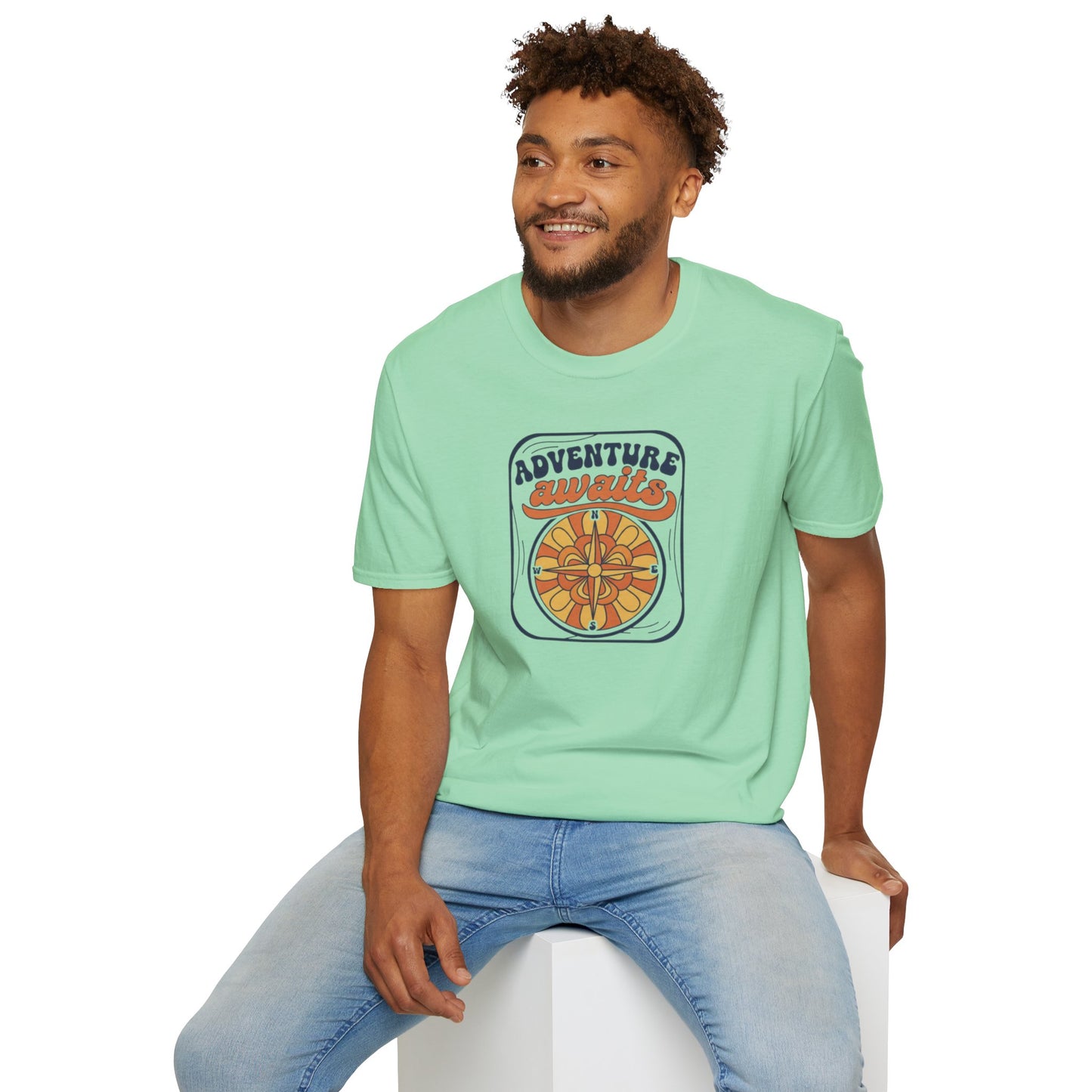 Ocean Awaits Nautical, Unisex T-Shirt