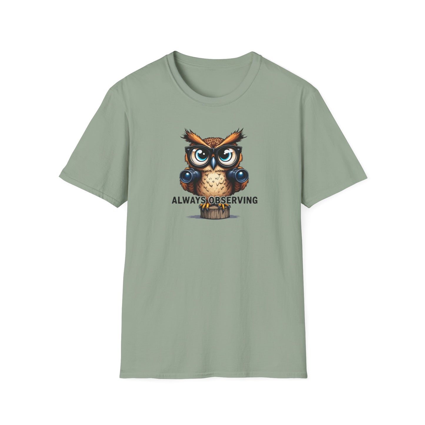 Observing Owl Unisex T-Shirt