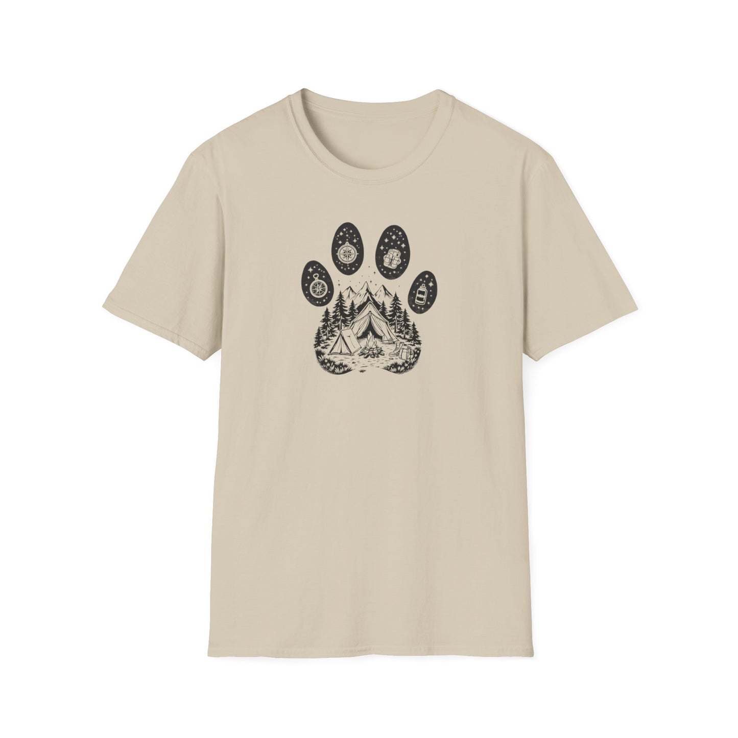 Paw Camping Unisex T-Shirt