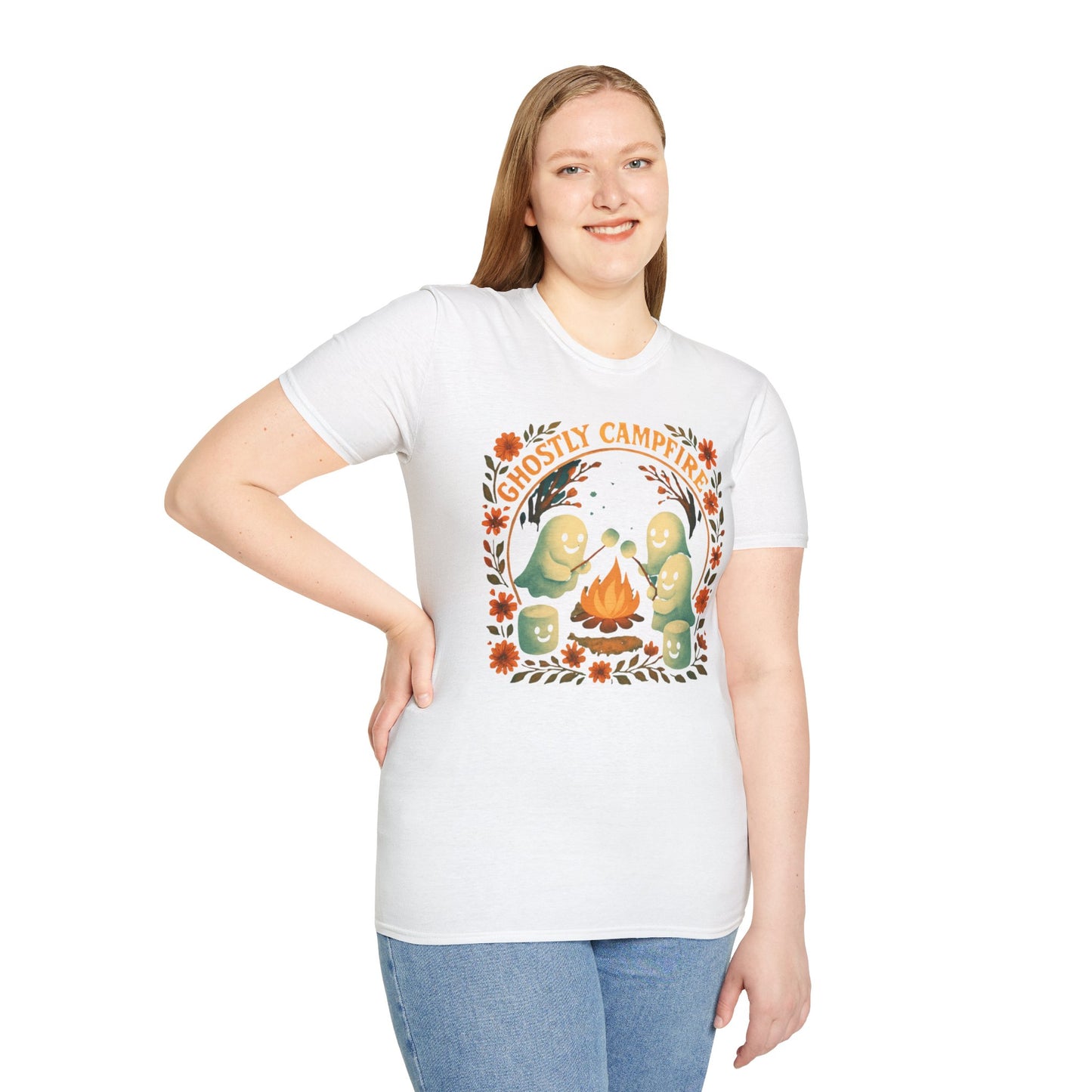 Ghostly Campfire Unisex T-shirt