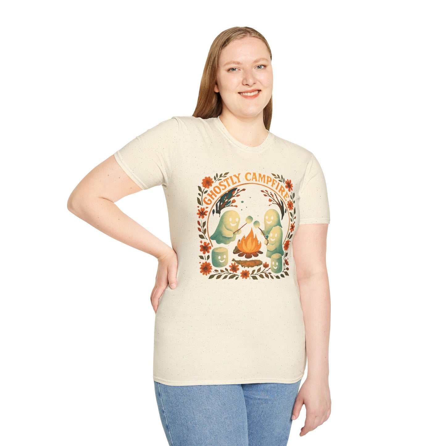 Ghostly Campfire Unisex T-shirt