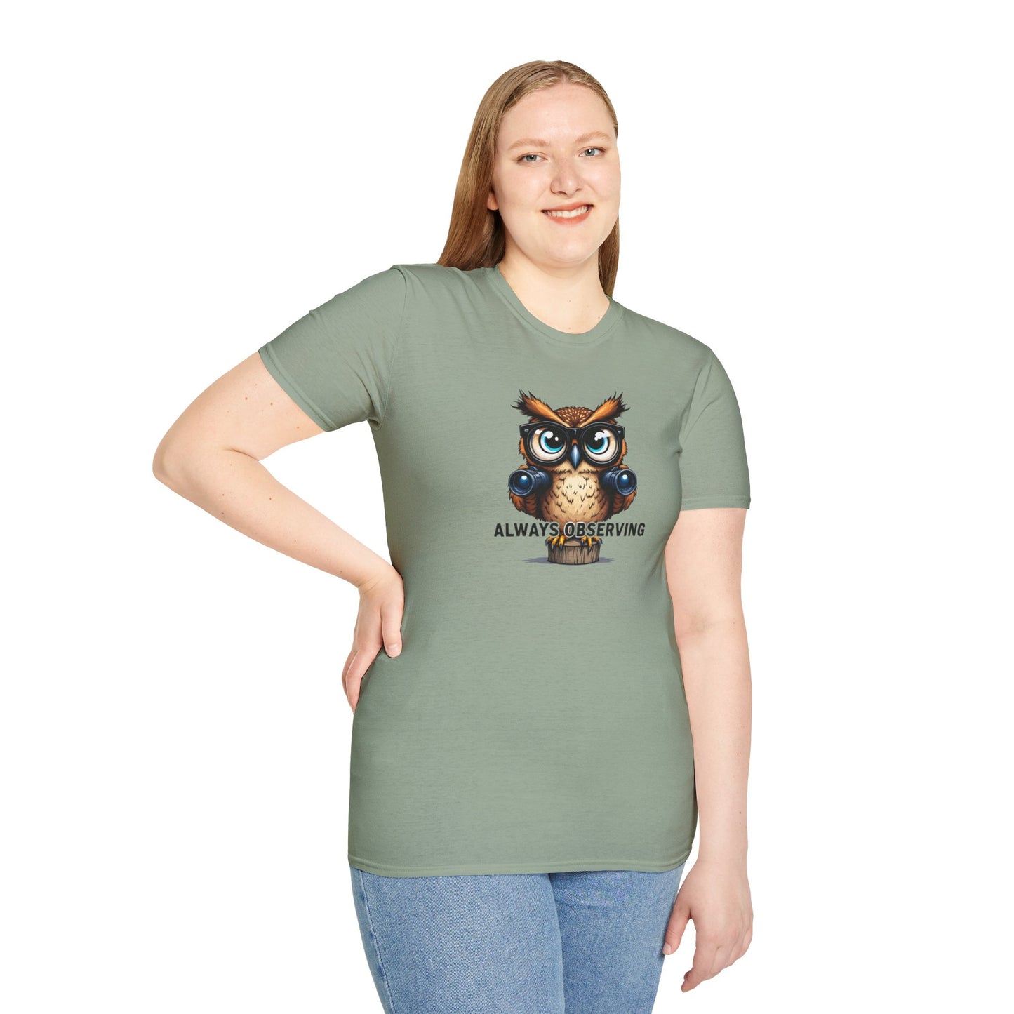 Observing Owl Unisex T-Shirt