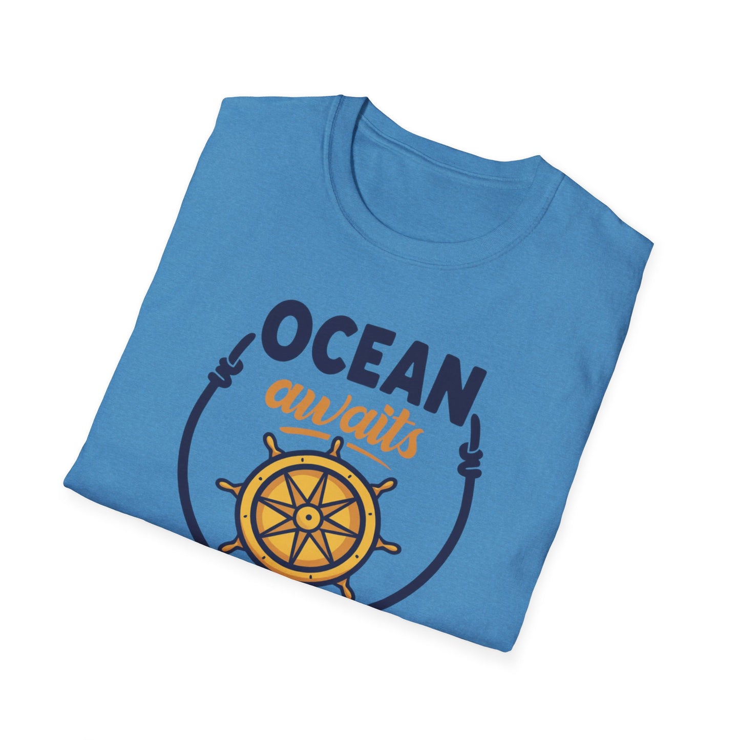 Ocean Awaits Compass, Unisex T-Shirt