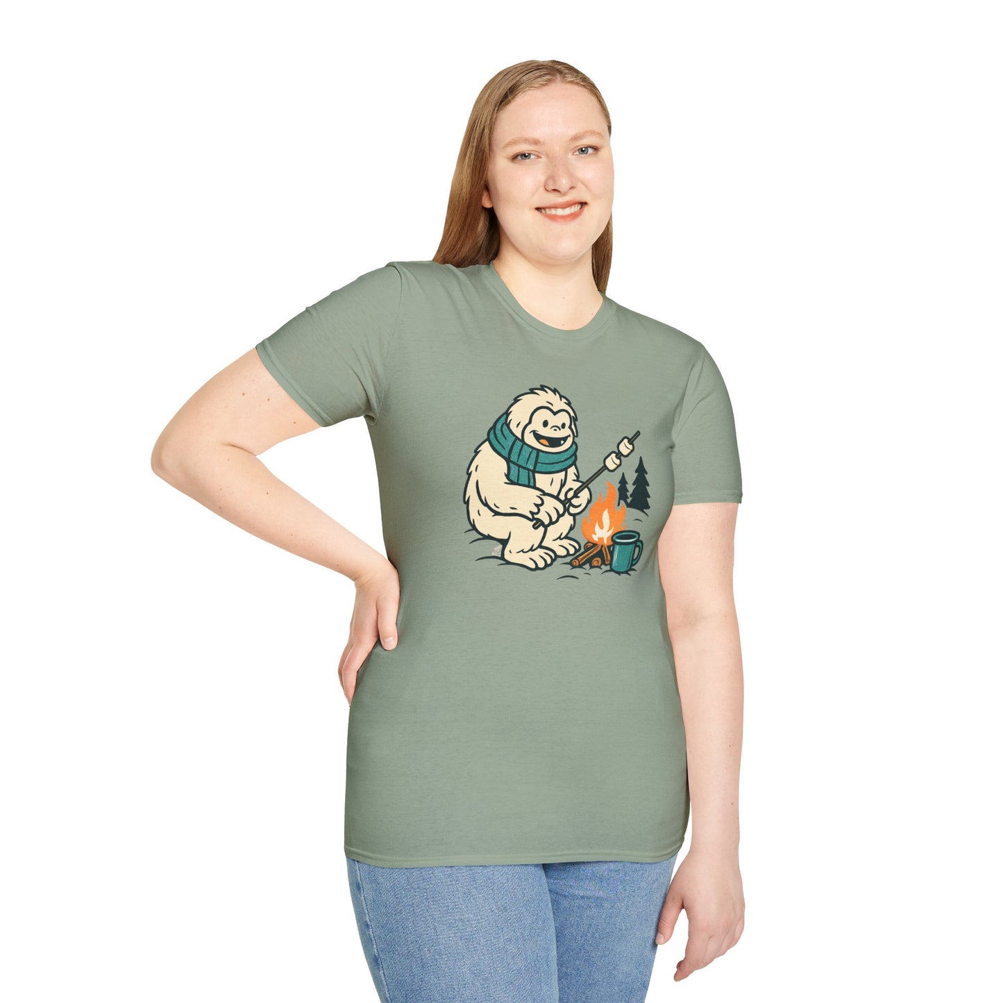 Whimsical Yeti Unisex T-Shirt