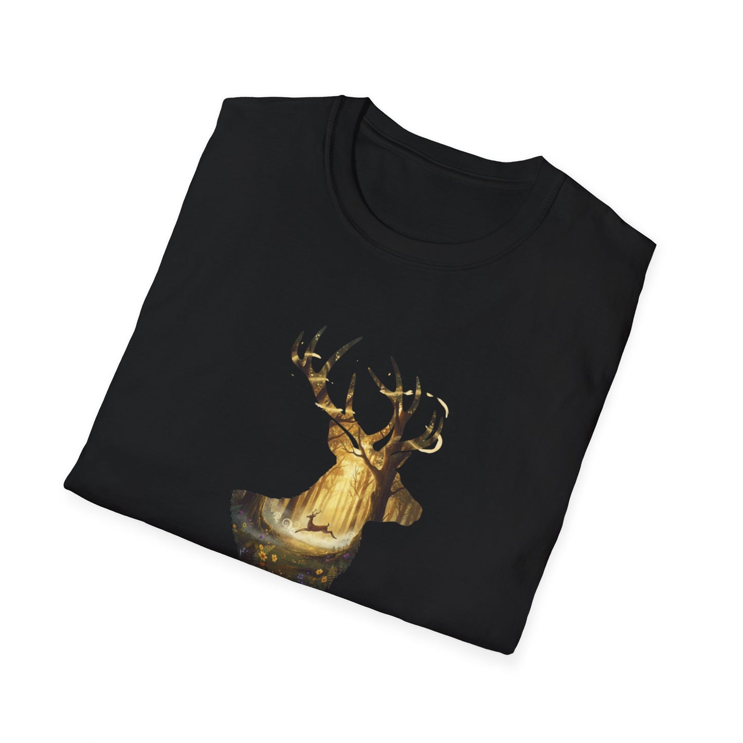Majestic Stag Forest Unisex T-Shirt