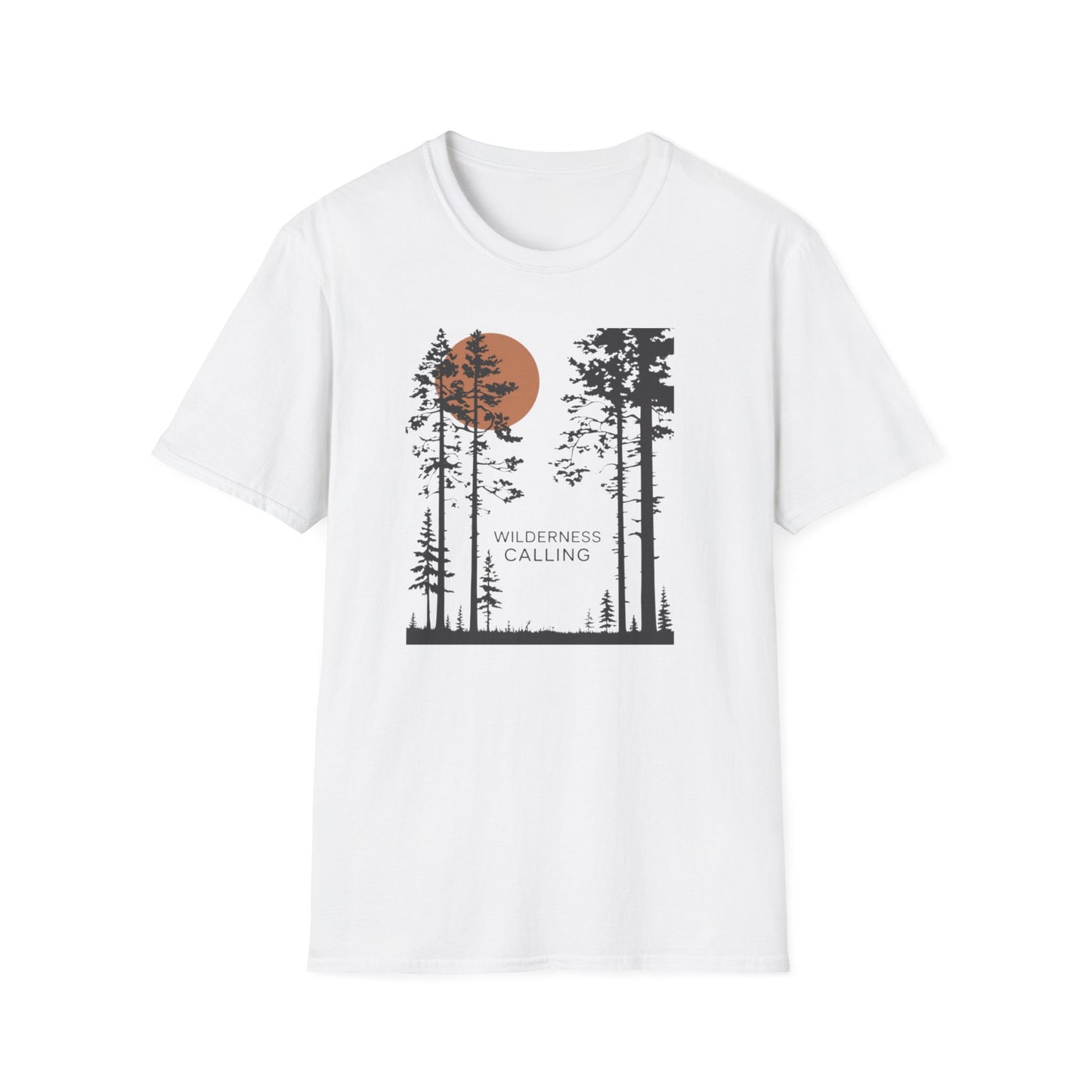 Pine Tree Moon Unisex T-Shirt