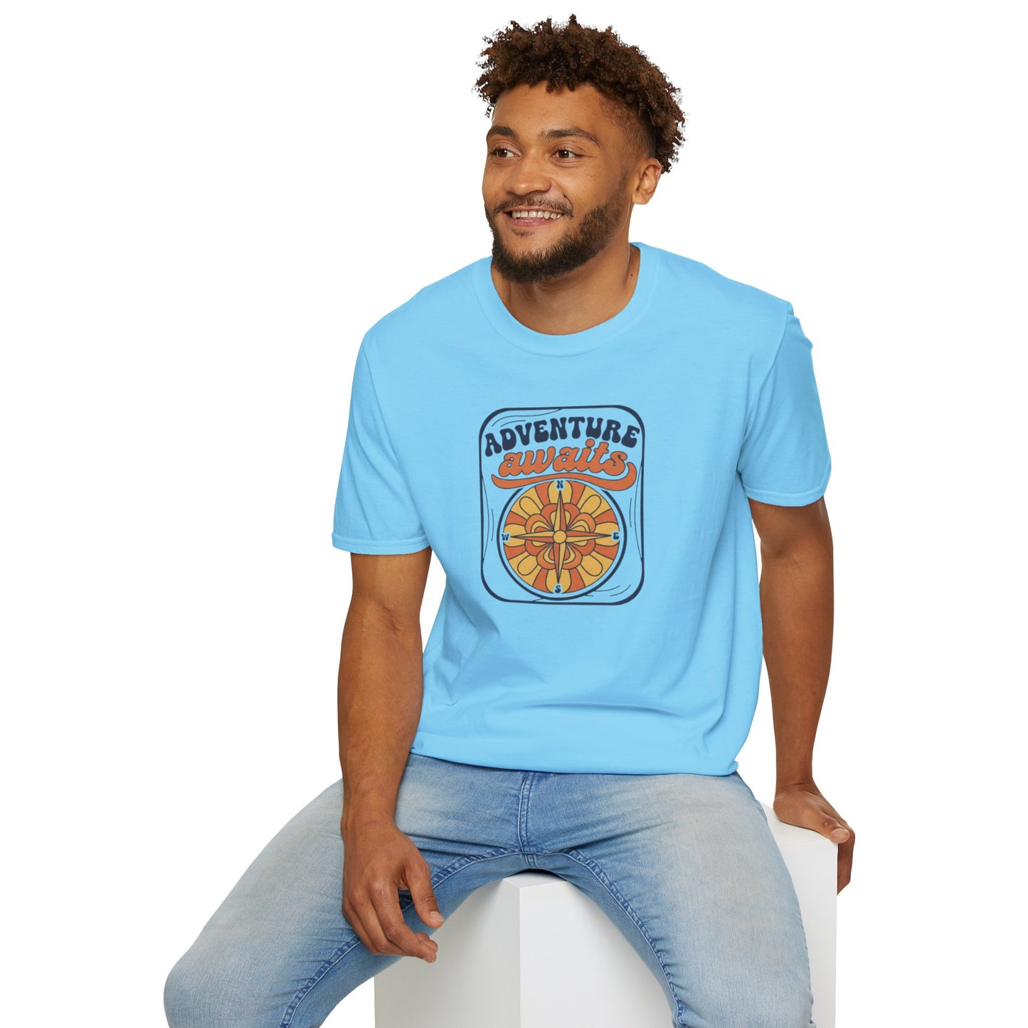 Ocean Awaits Nautical, Unisex T-Shirt