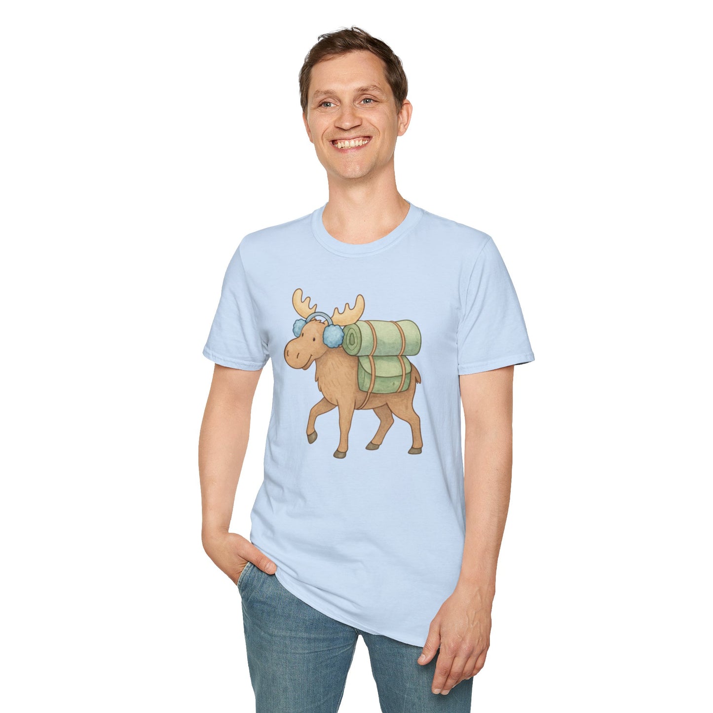 Winter Moose Unisex T-Shirt