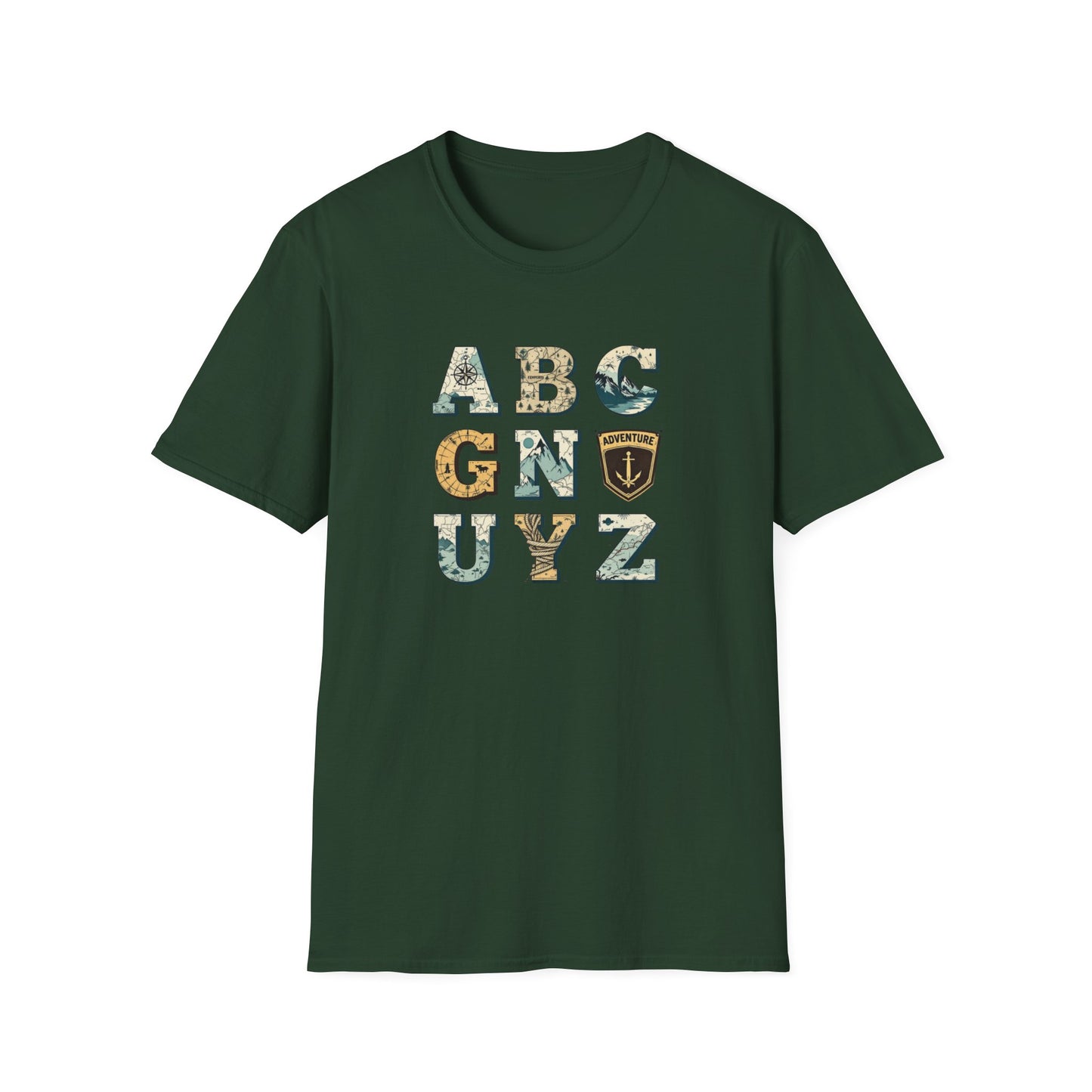 Adventure Grid, Unisex T-Shirt
