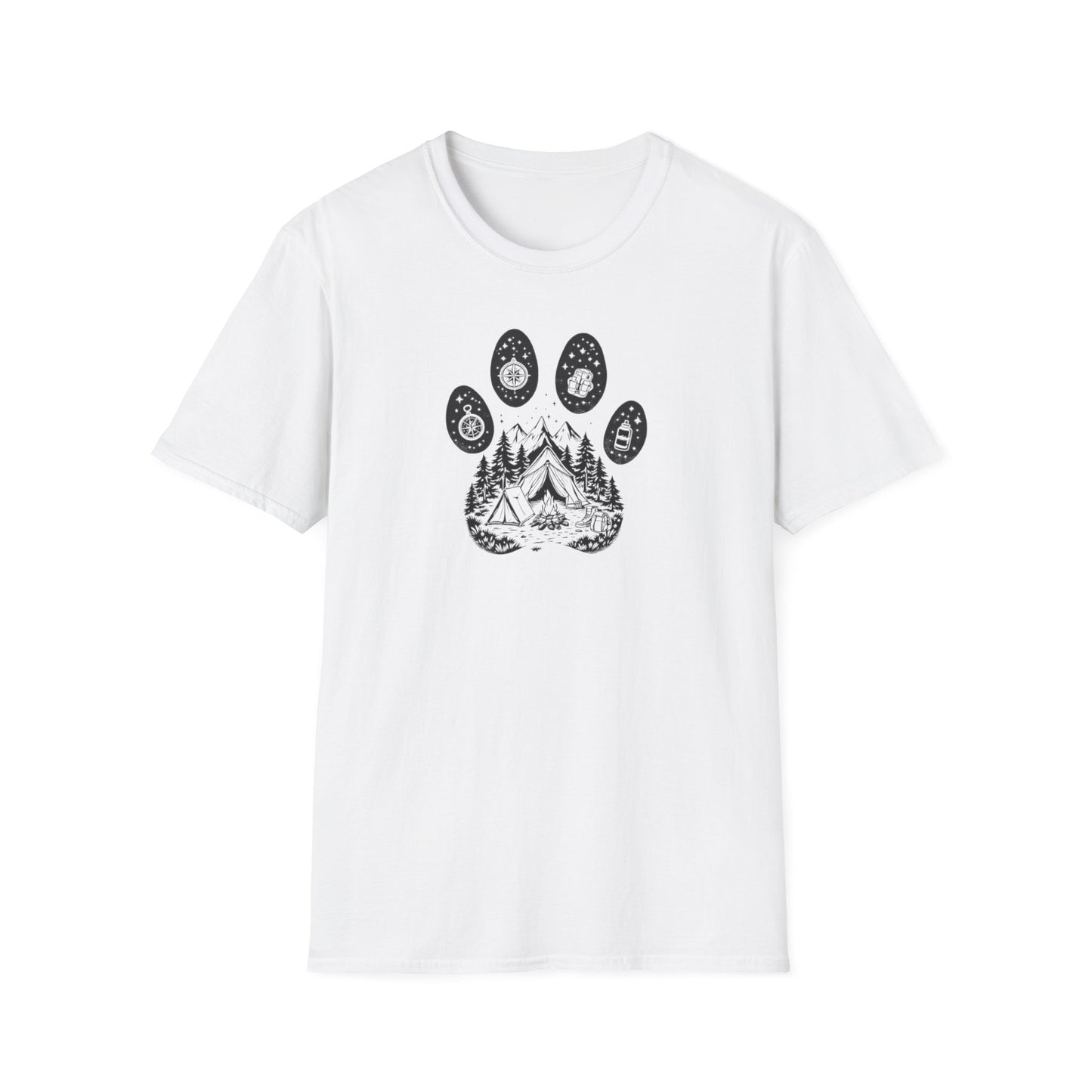 Paw Camping Unisex T-Shirt