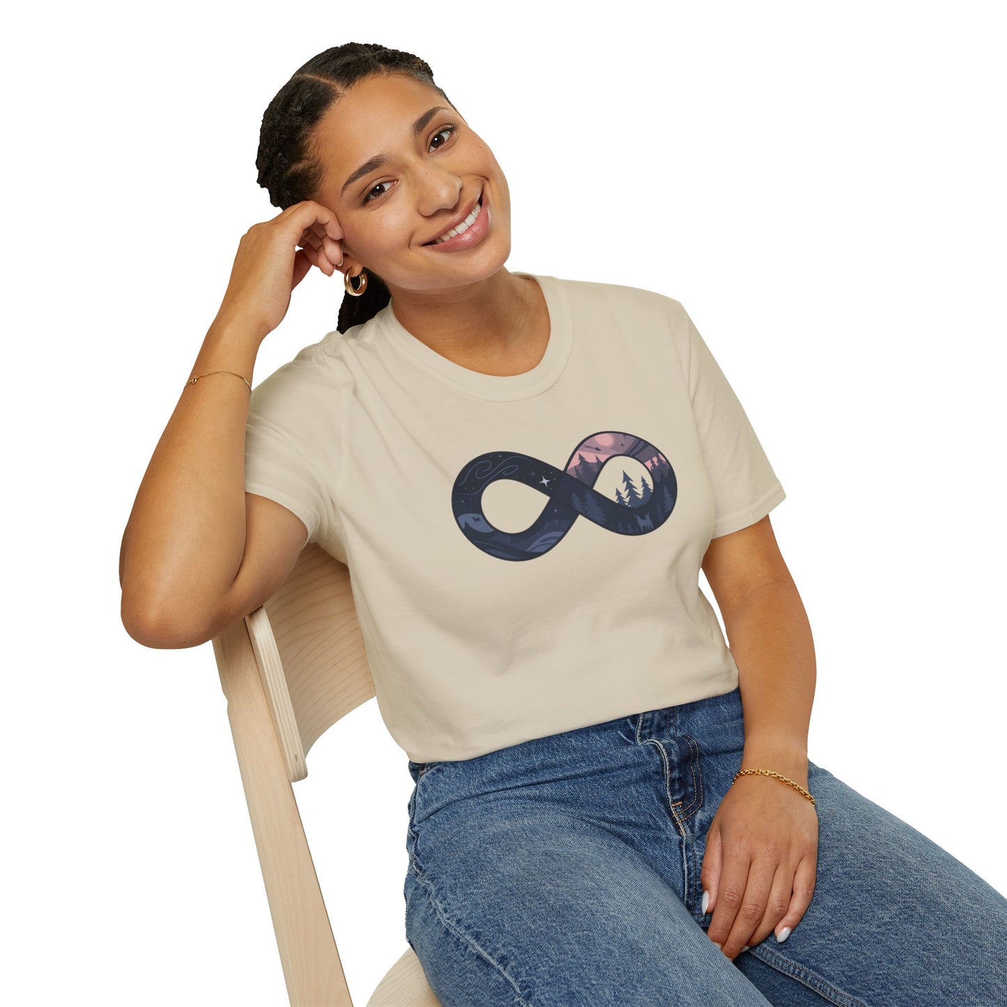 Infinity Celestial Forest Unisex T-Shirt