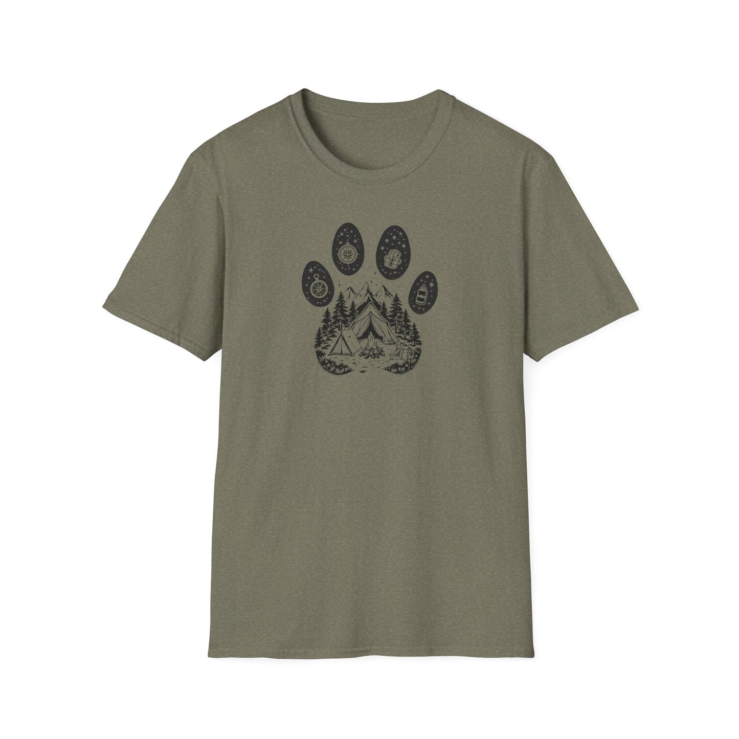 Paw Camping Unisex T-Shirt