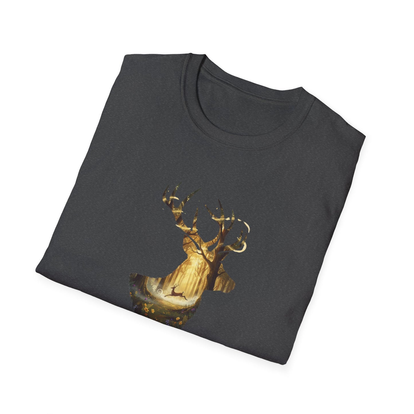 Majestic Stag Forest Unisex T-Shirt