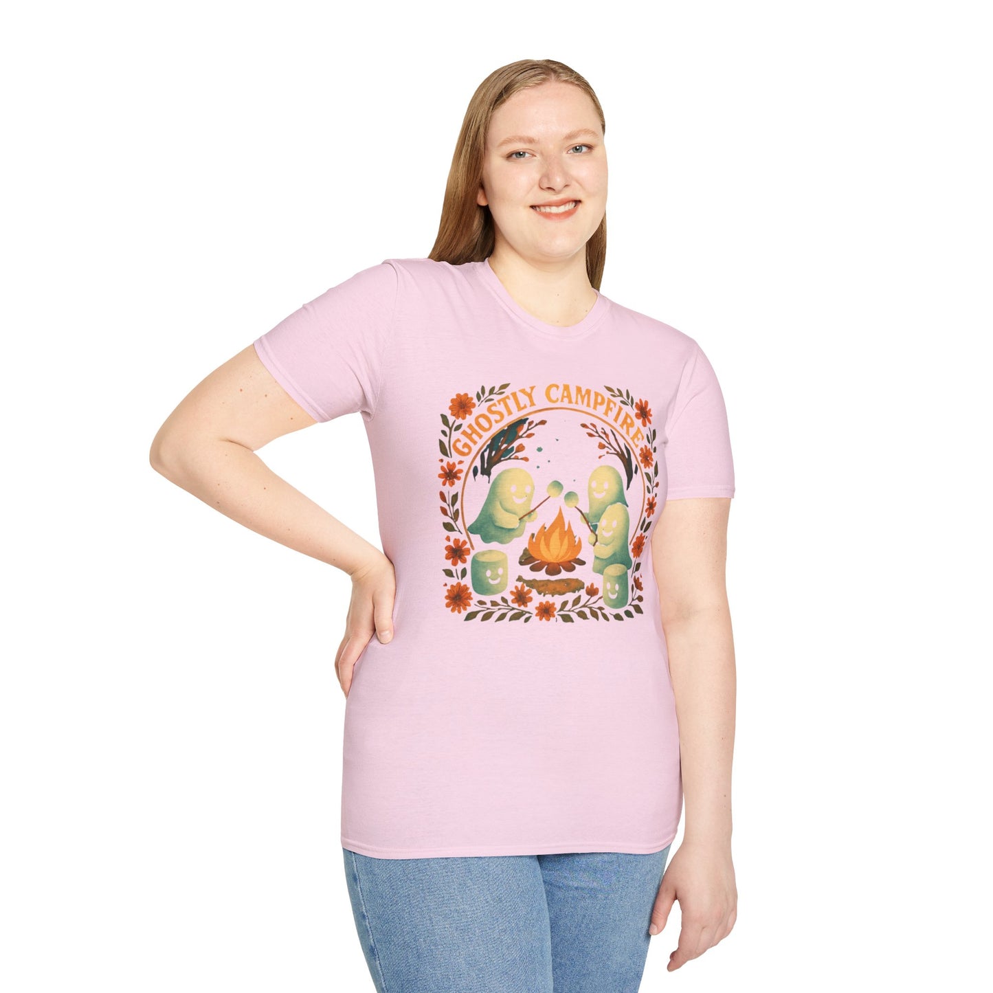 Ghostly Campfire Unisex T-shirt