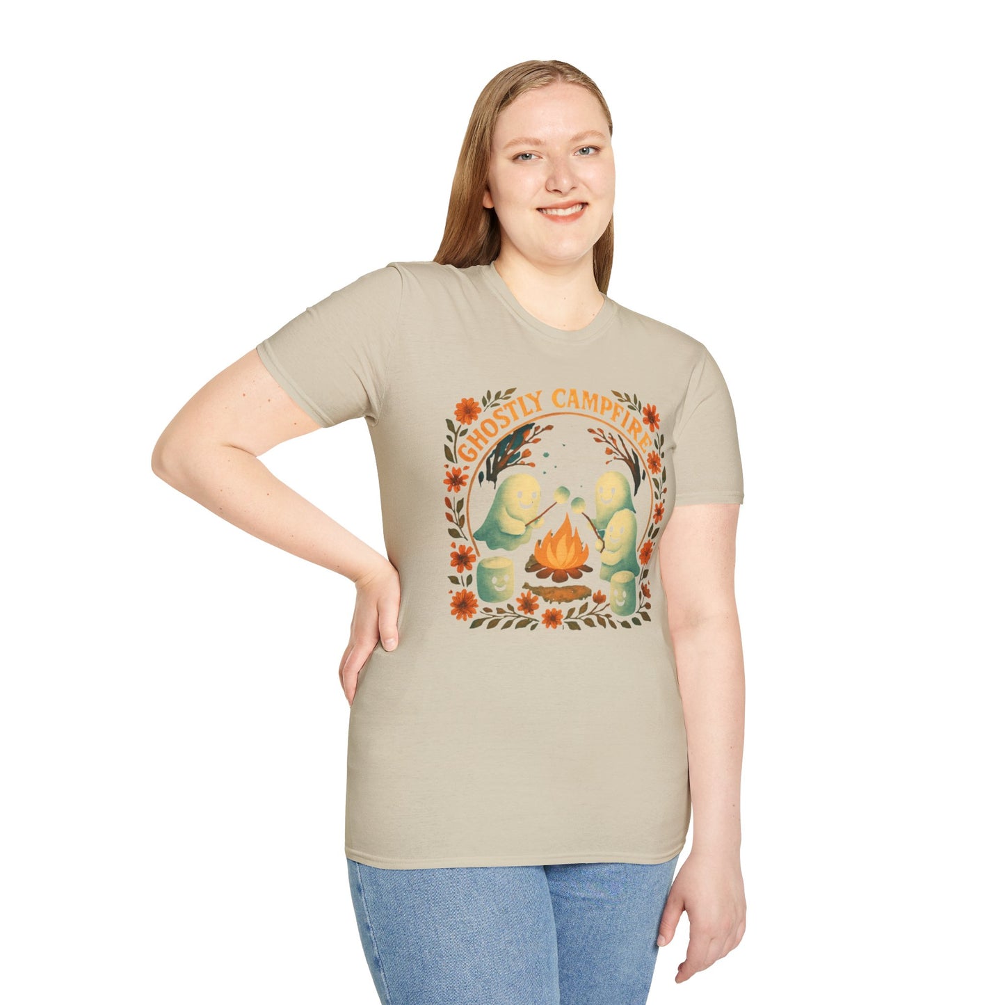 Ghostly Campfire Unisex T-shirt