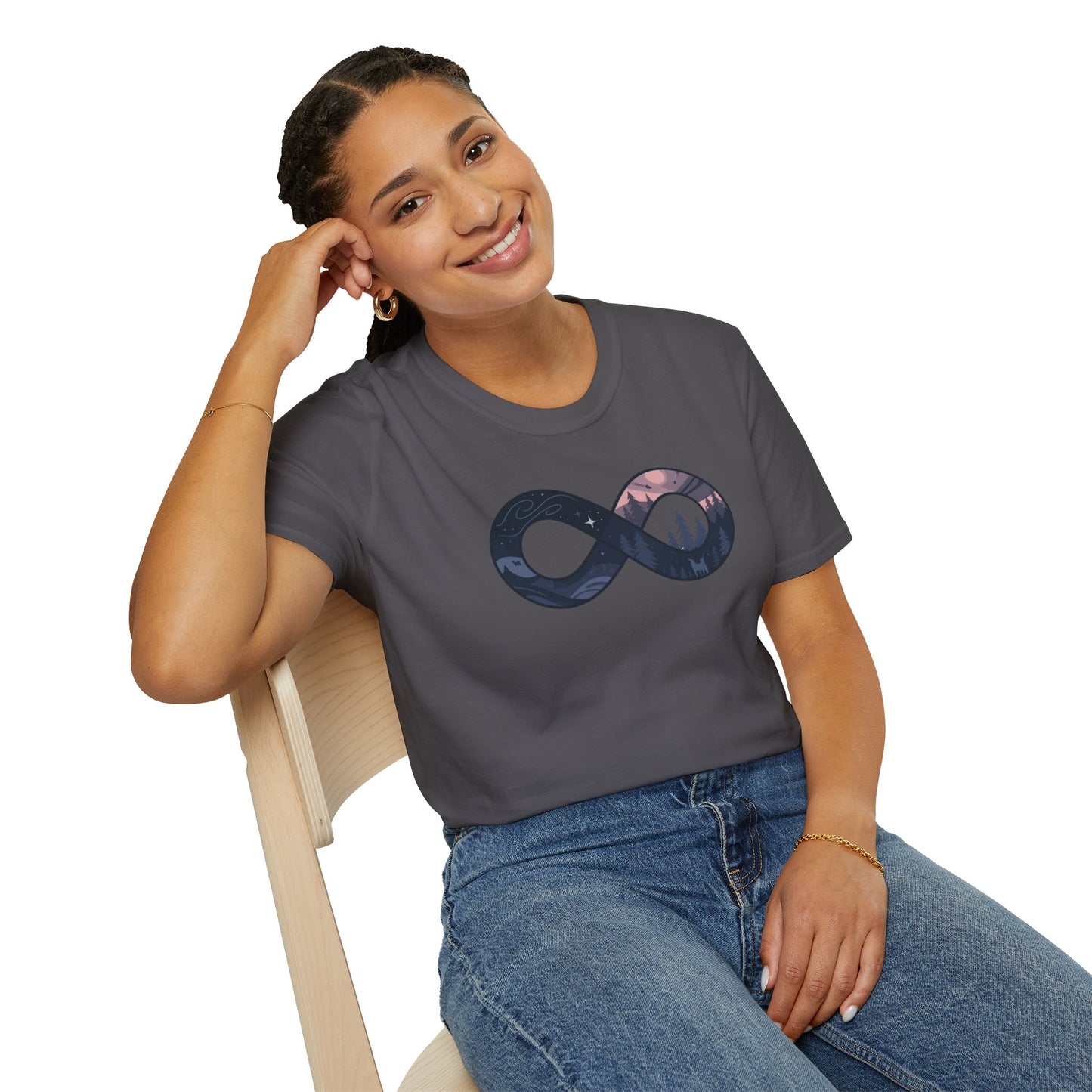 Infinity Celestial Forest Unisex T-Shirt