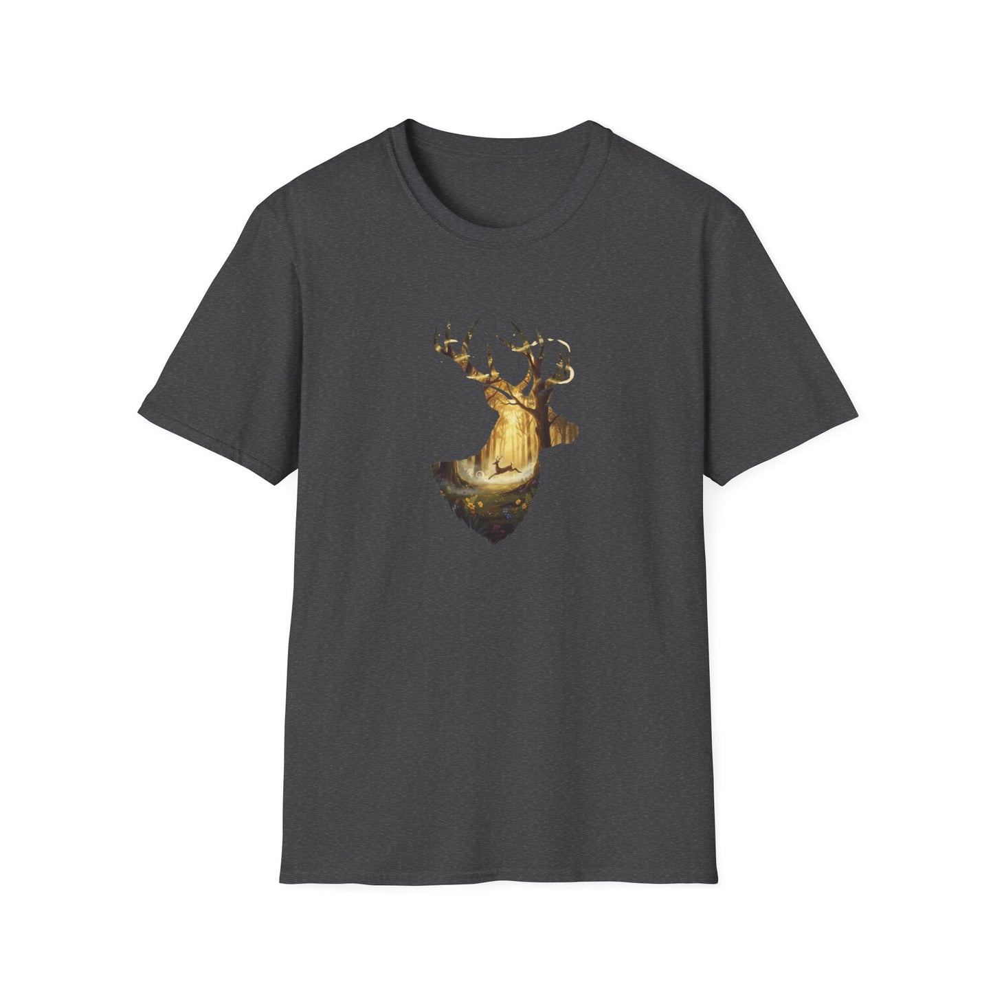 Majestic Stag Forest Unisex T-Shirt