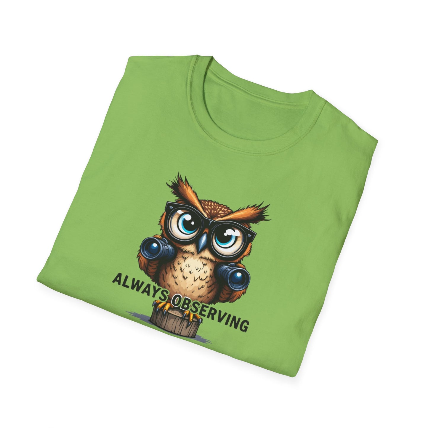Observing Owl Unisex T-Shirt