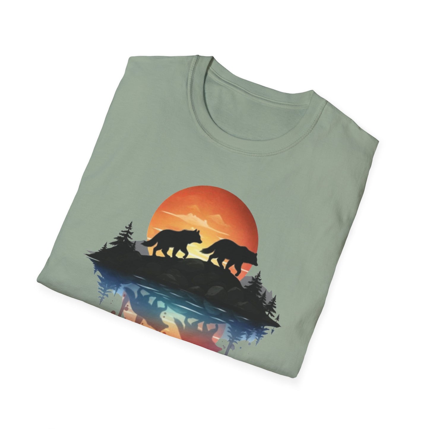 Wolf Pack Mountain Unisex T-Shirt
