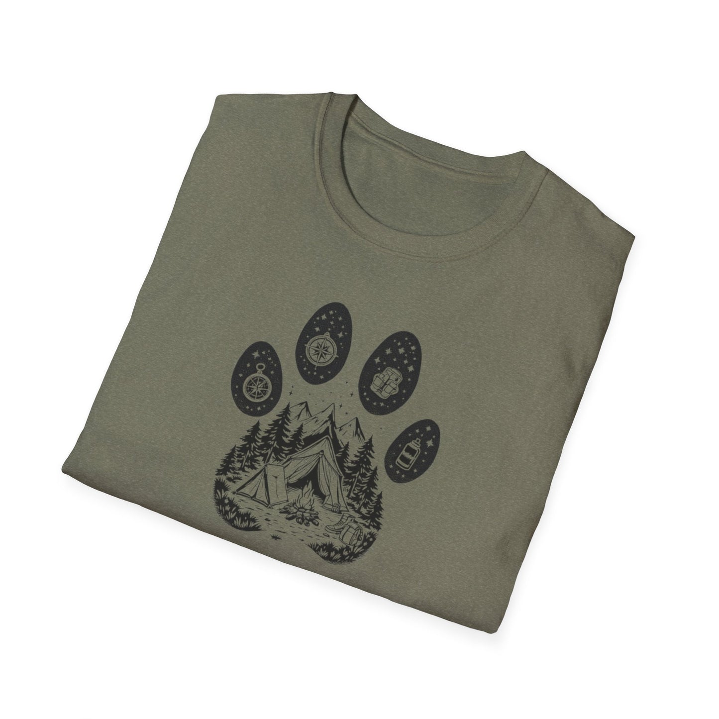 Paw Camping Unisex T-Shirt