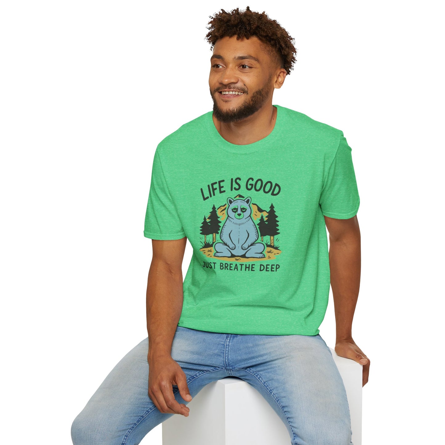 Bear Meditation, Unisex T-Shirt
