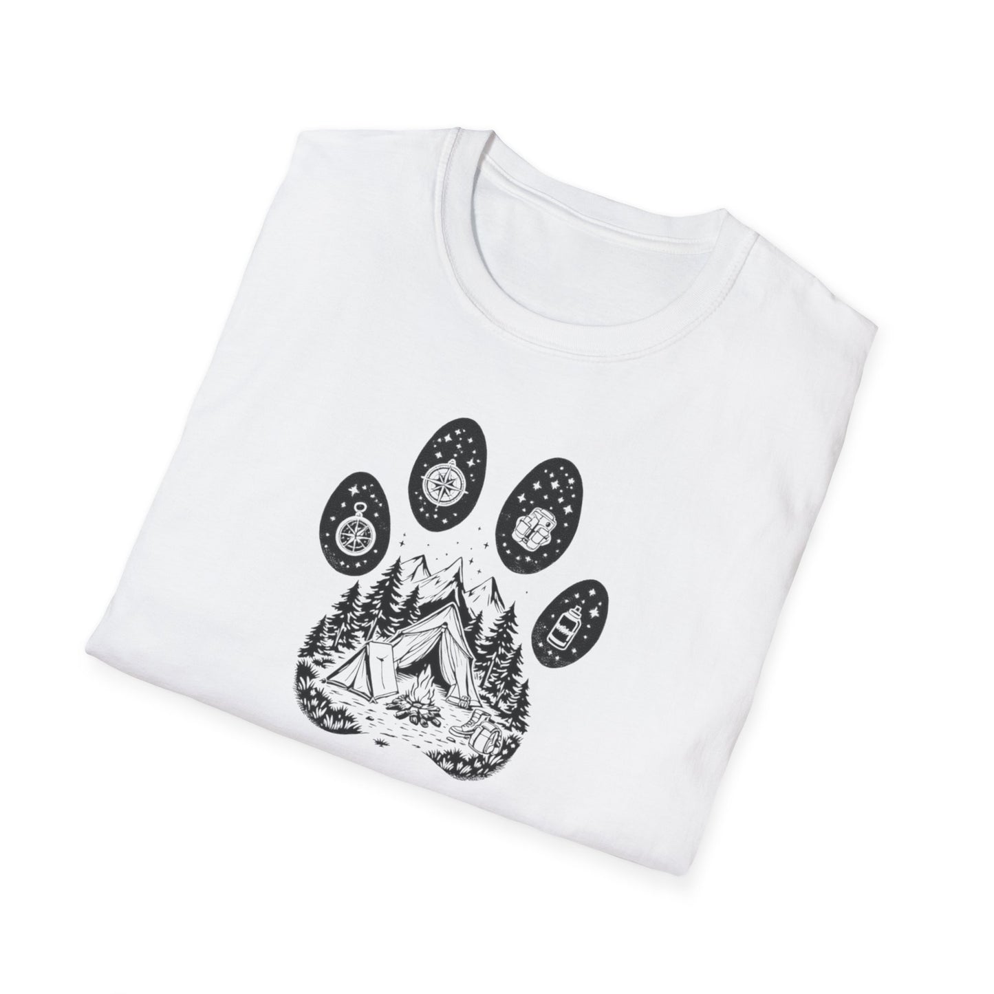 Paw Camping Unisex T-Shirt