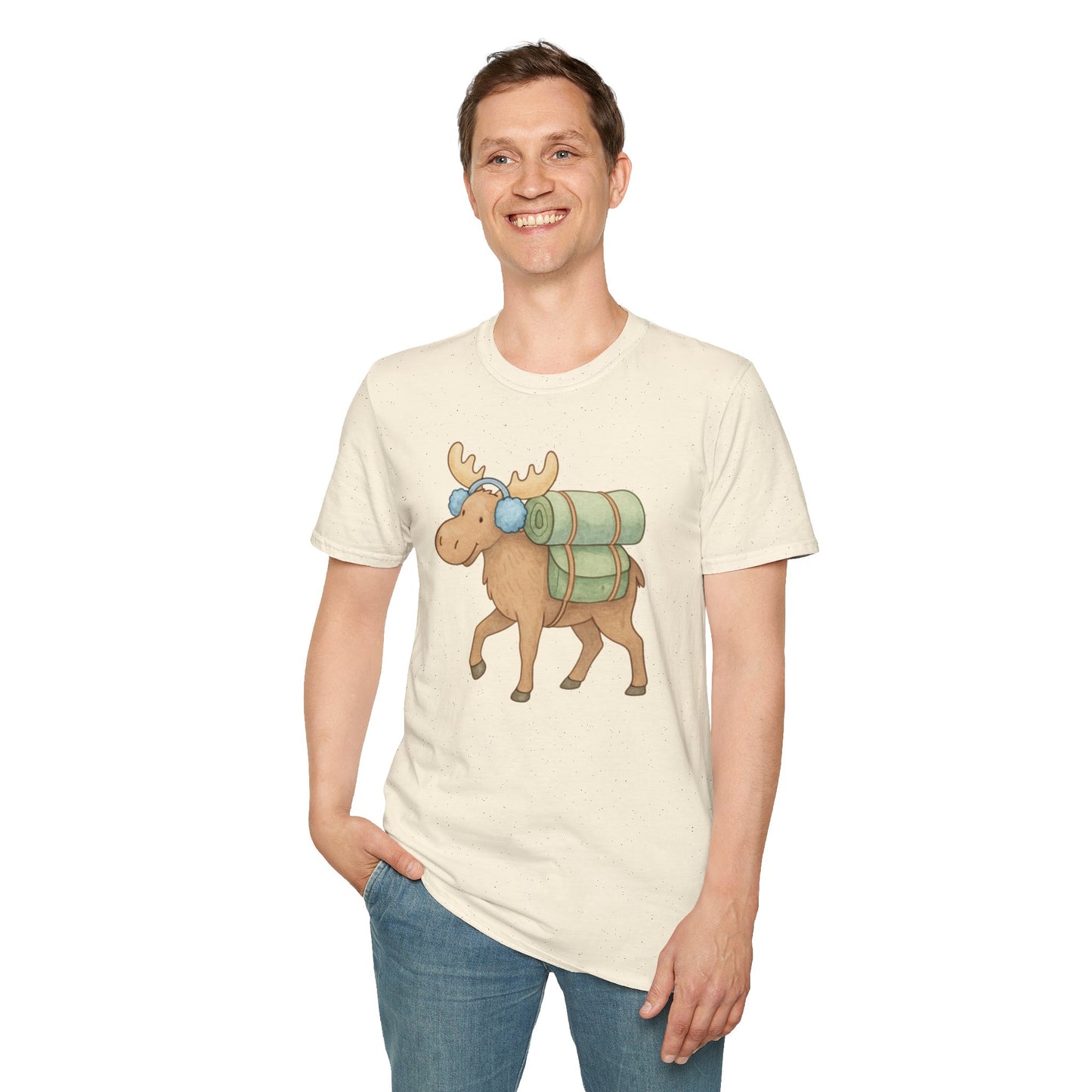 Winter Moose Unisex T-Shirt