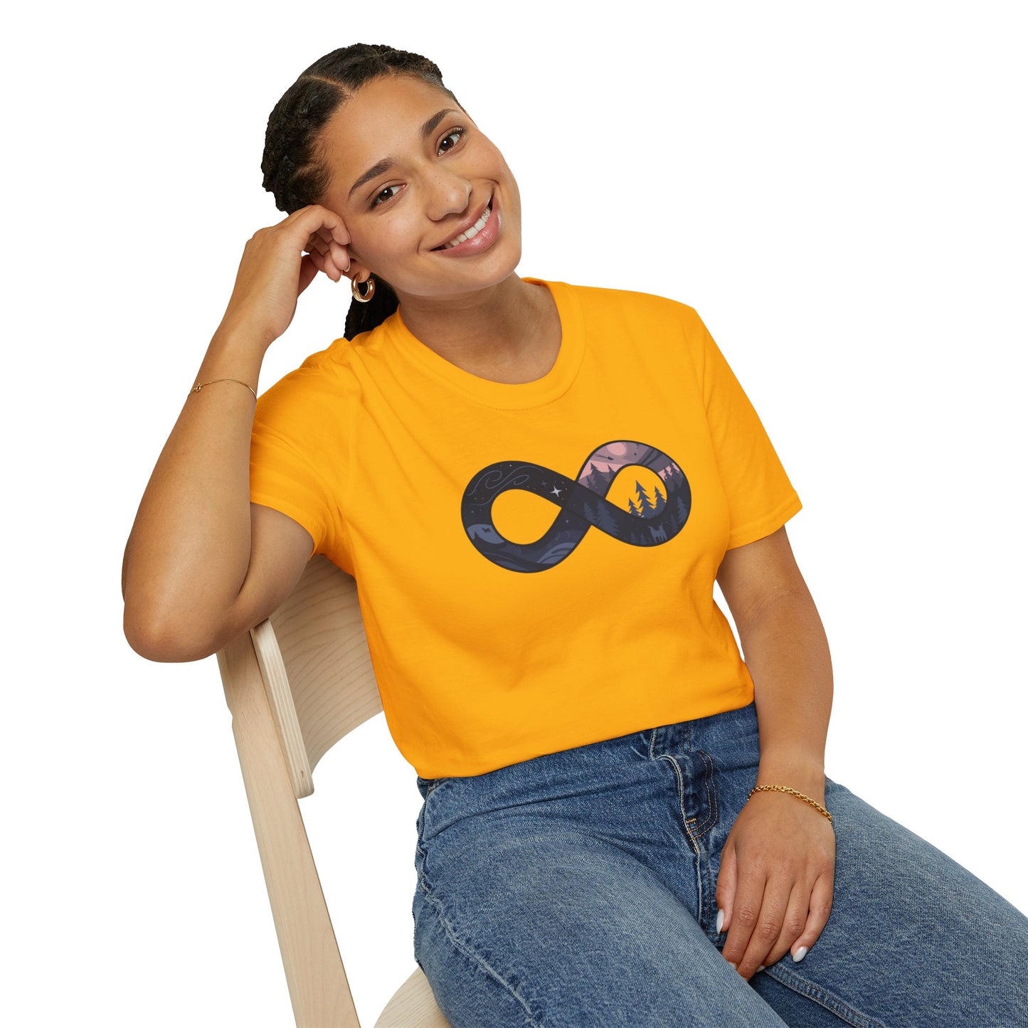 Infinity Celestial Forest Unisex T-Shirt
