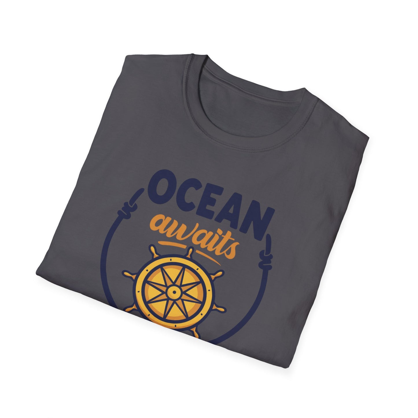 Ocean Awaits Compass, Unisex T-Shirt