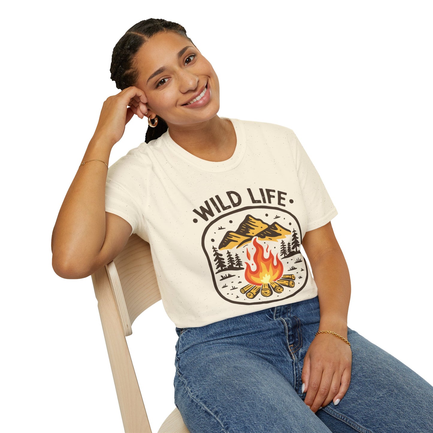 Wildlife-themed unisex t-shirt
