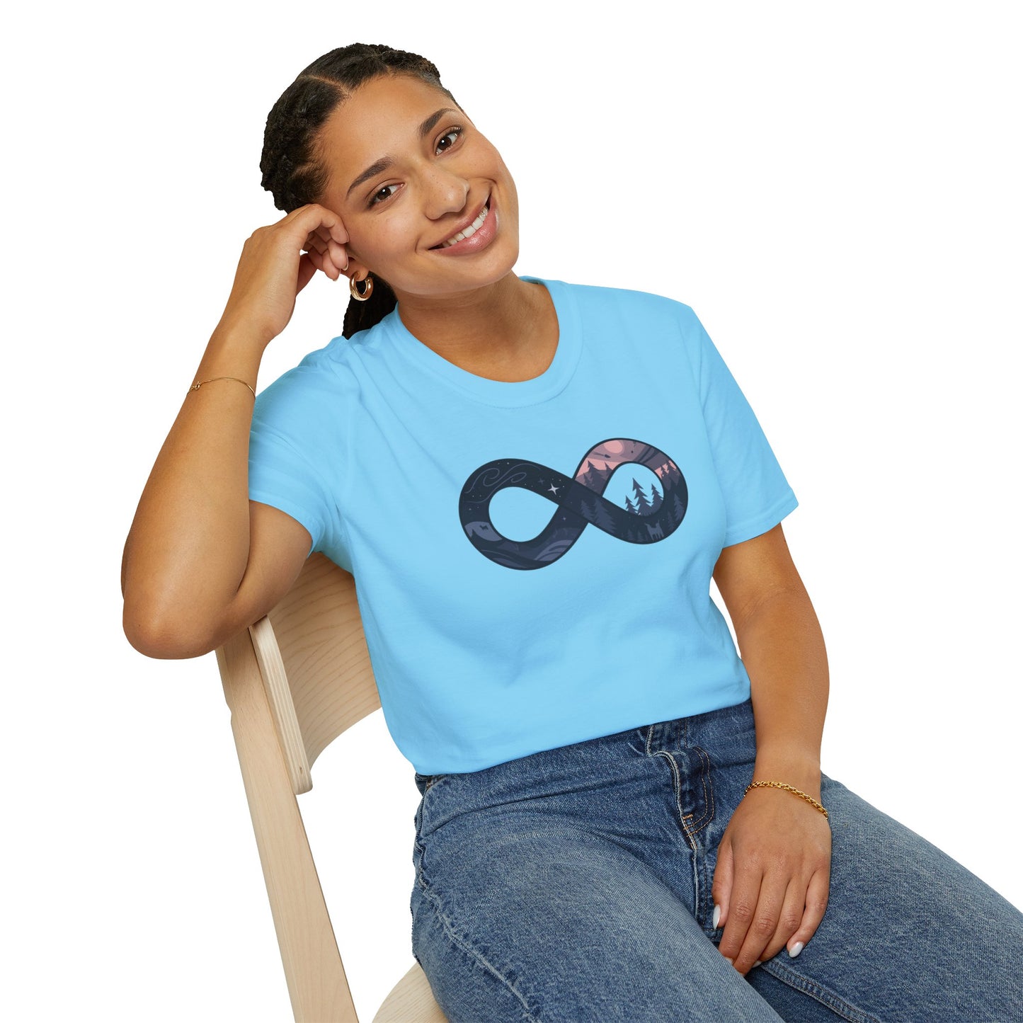 Infinity Celestial Forest Unisex T-Shirt