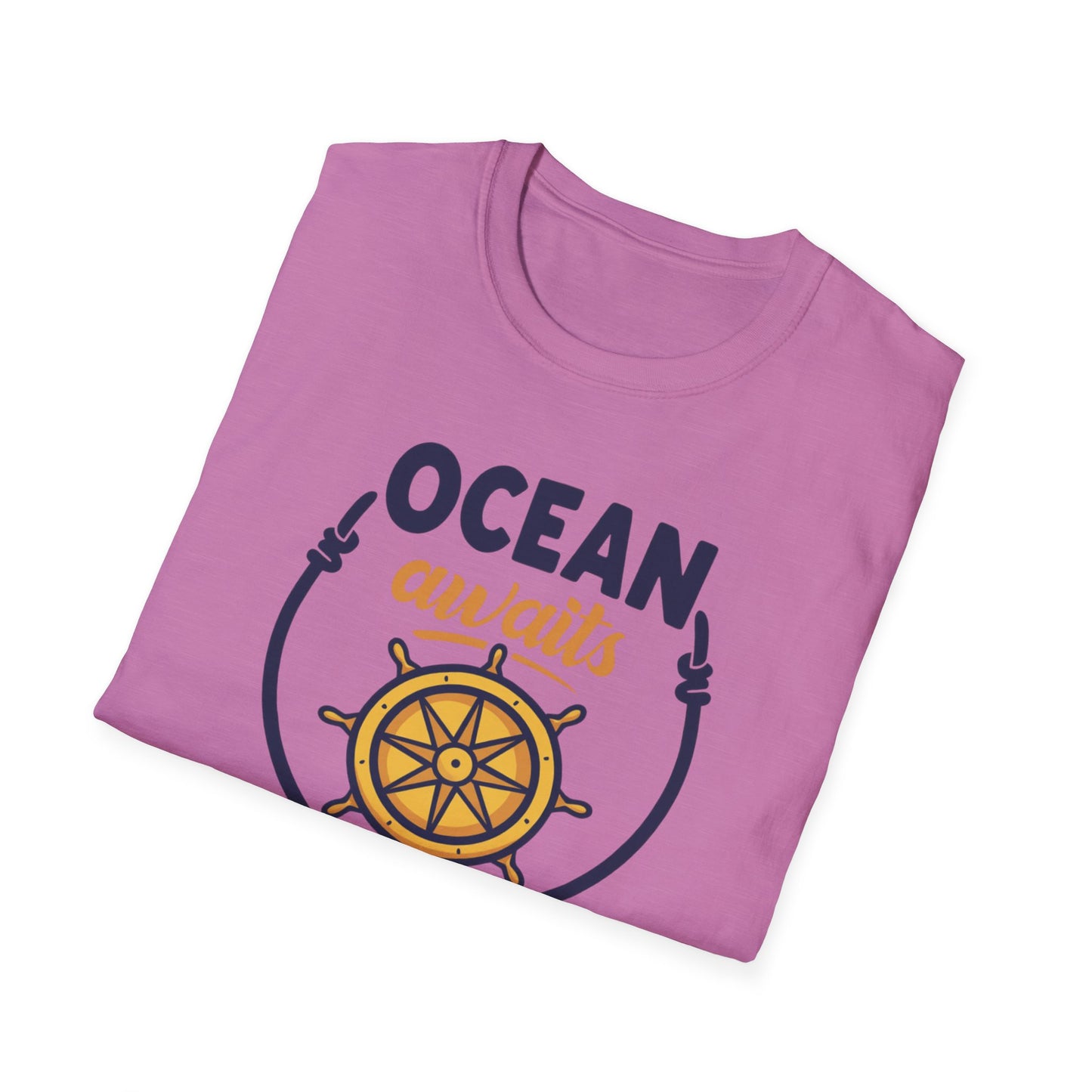 Ocean Awaits Compass, Unisex T-Shirt