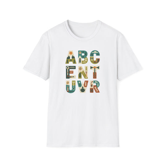 Adventure Alphabet Unisex T-Shirt
