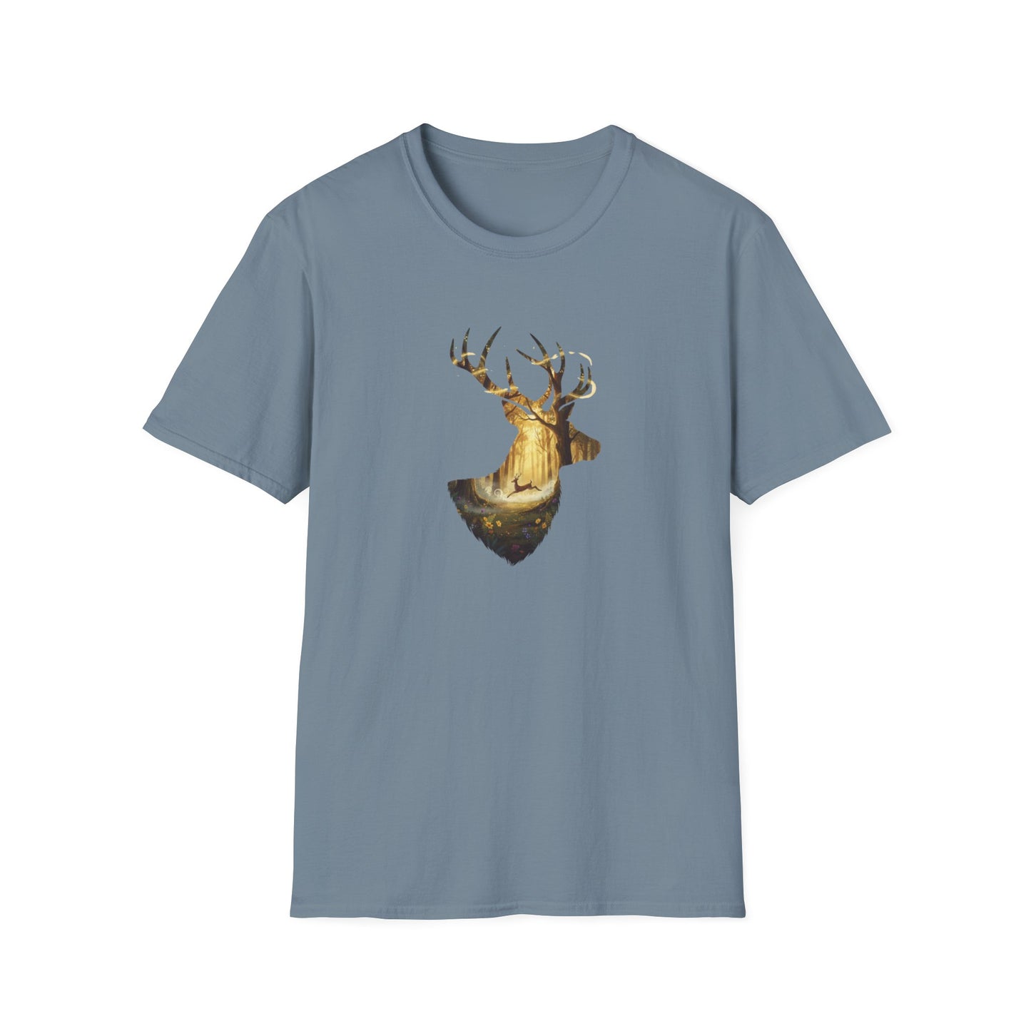 Majestic Stag Forest Unisex T-Shirt