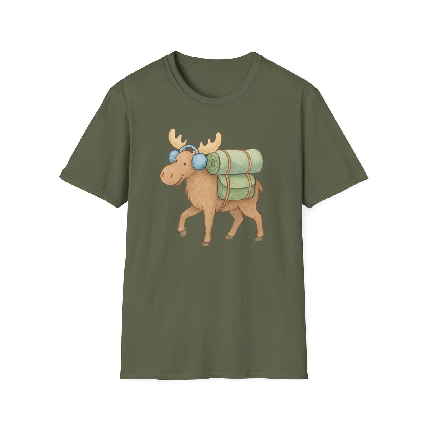 Winter Moose Unisex T-Shirt