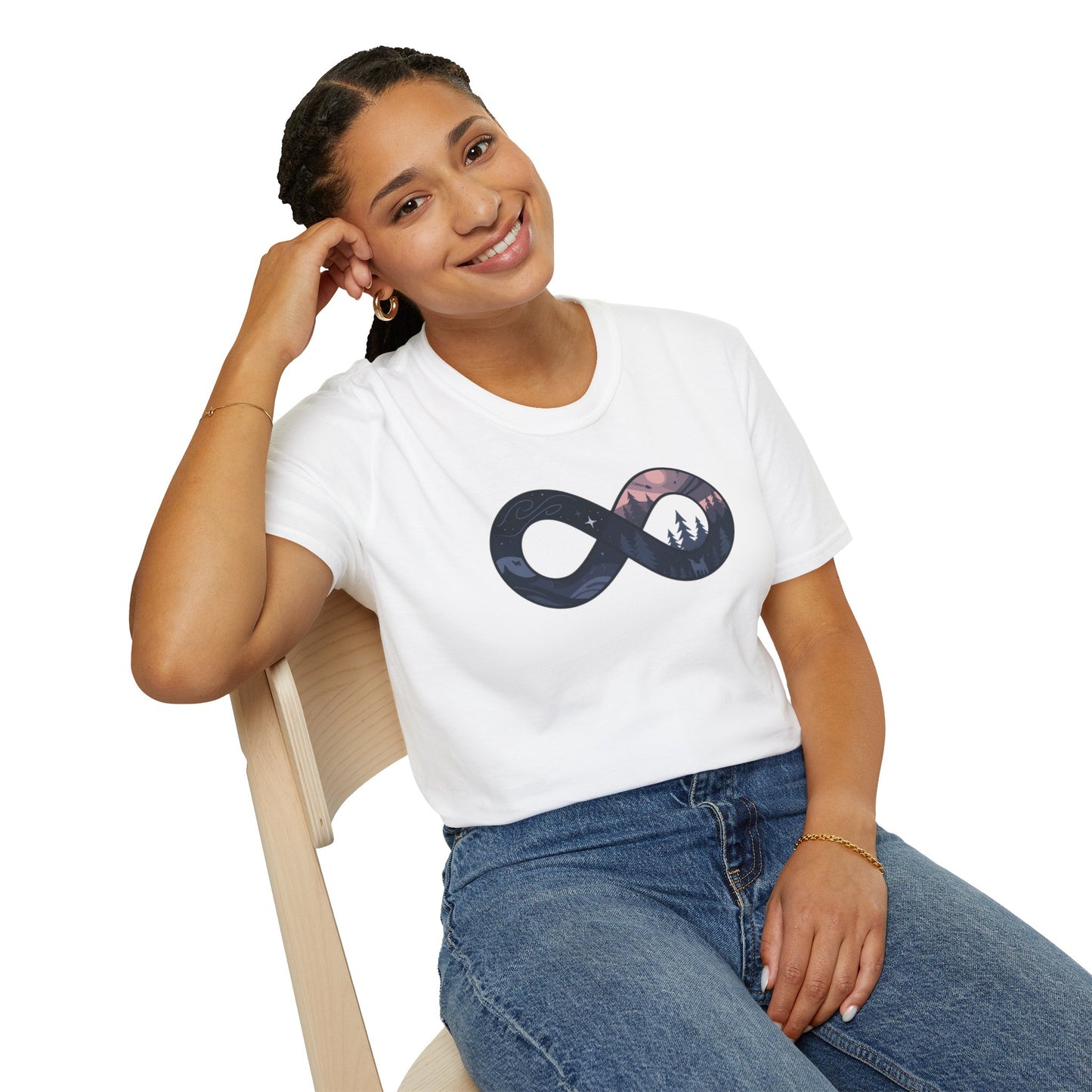 Infinity Celestial Forest Unisex T-Shirt