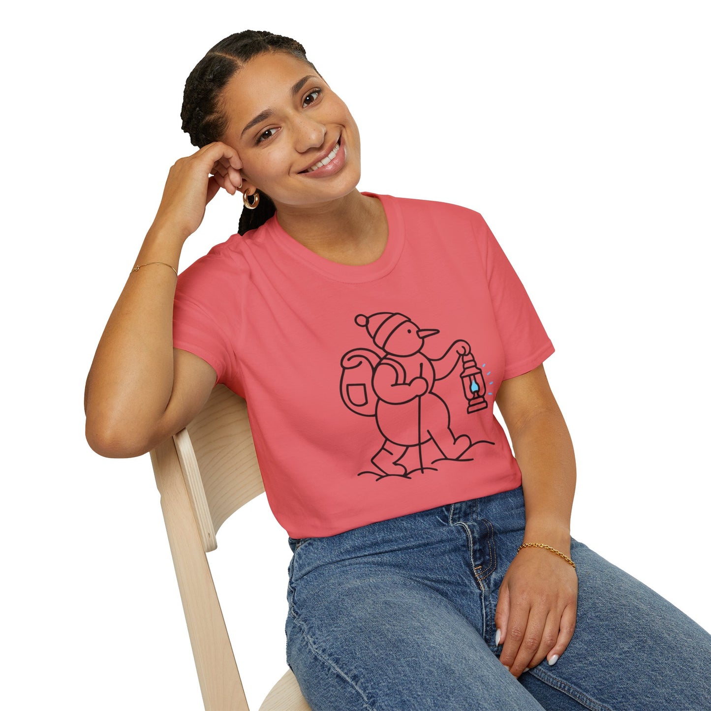 Camper Snowman Unisex T-shirt
