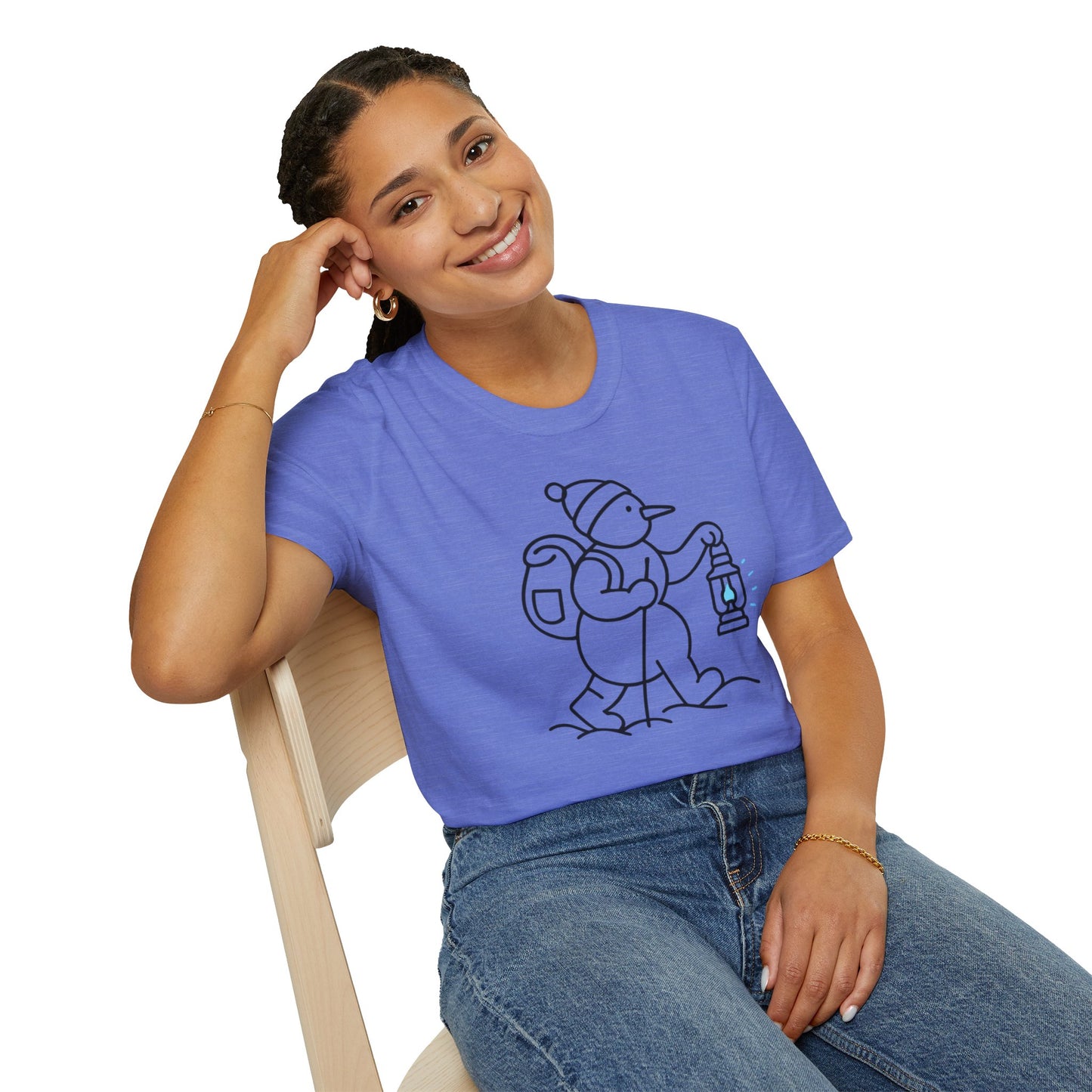 Camper Snowman Unisex T-shirt